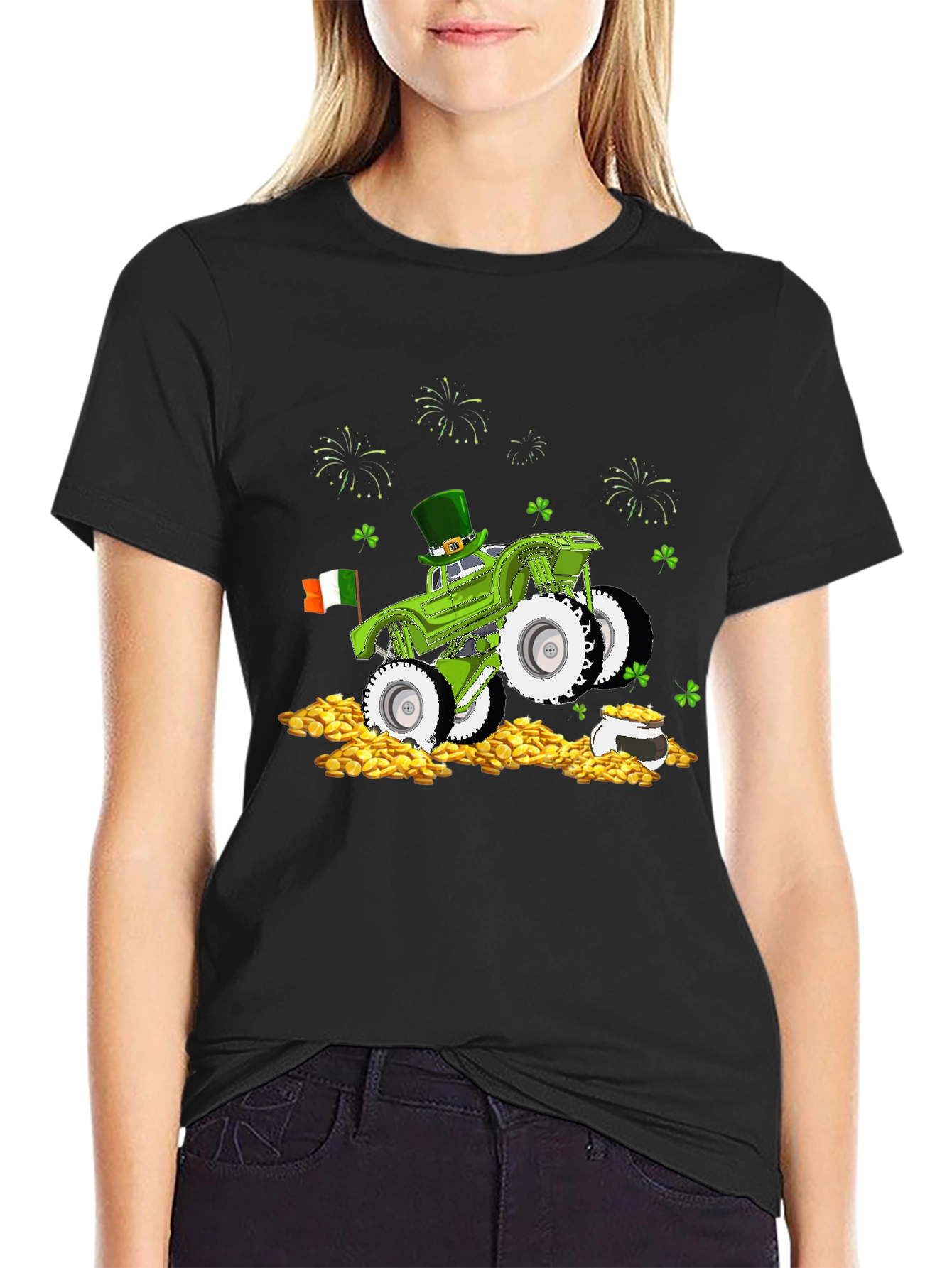 St. Patricks Day Monster Truck Tee