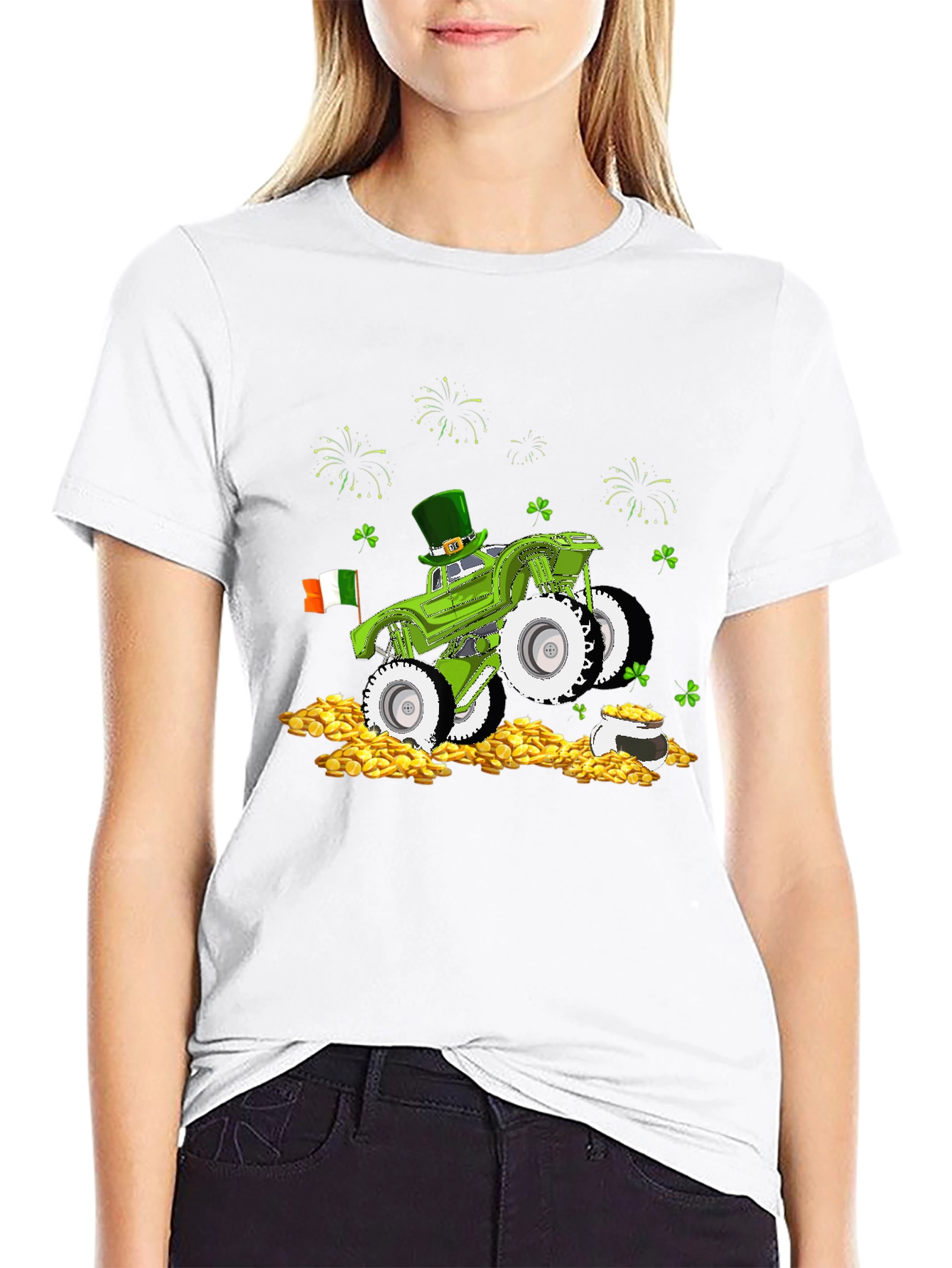 St. Patricks Day Monster Truck Tee