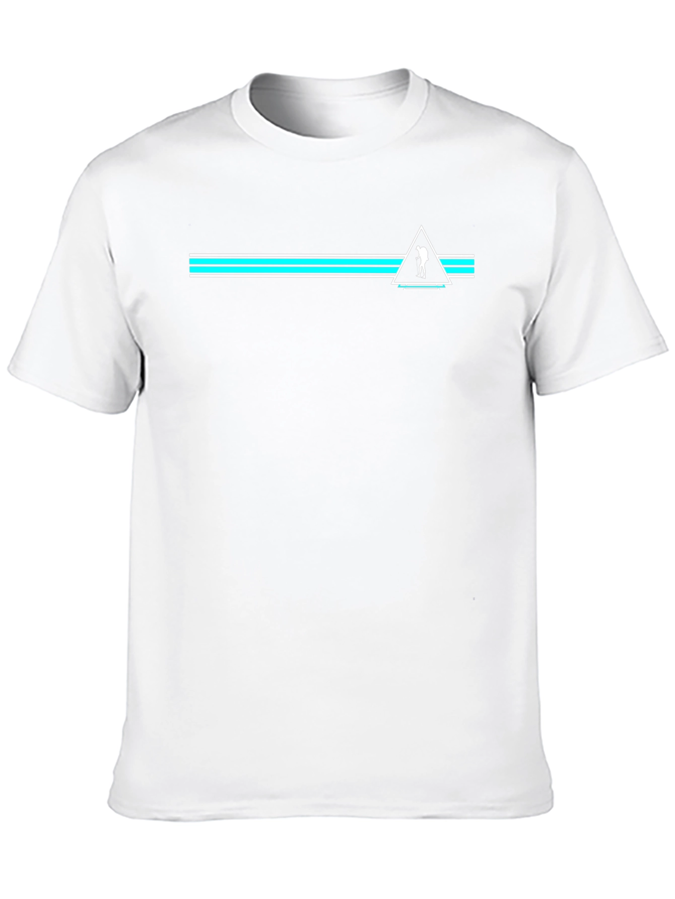 Mens Black Graphic Tee - Adventure Awaits