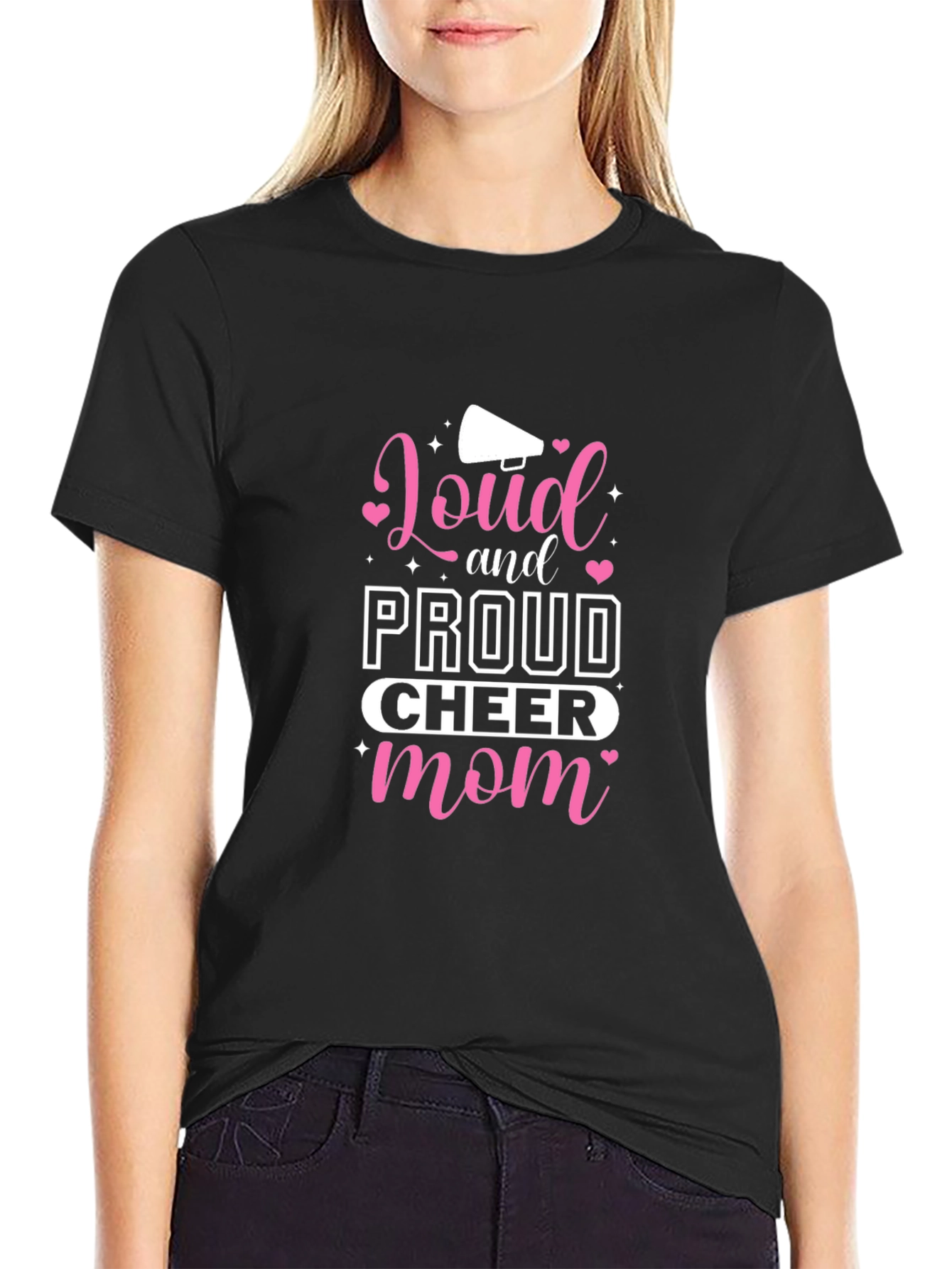 Loud and Proud Cheer Mom T-Shirt