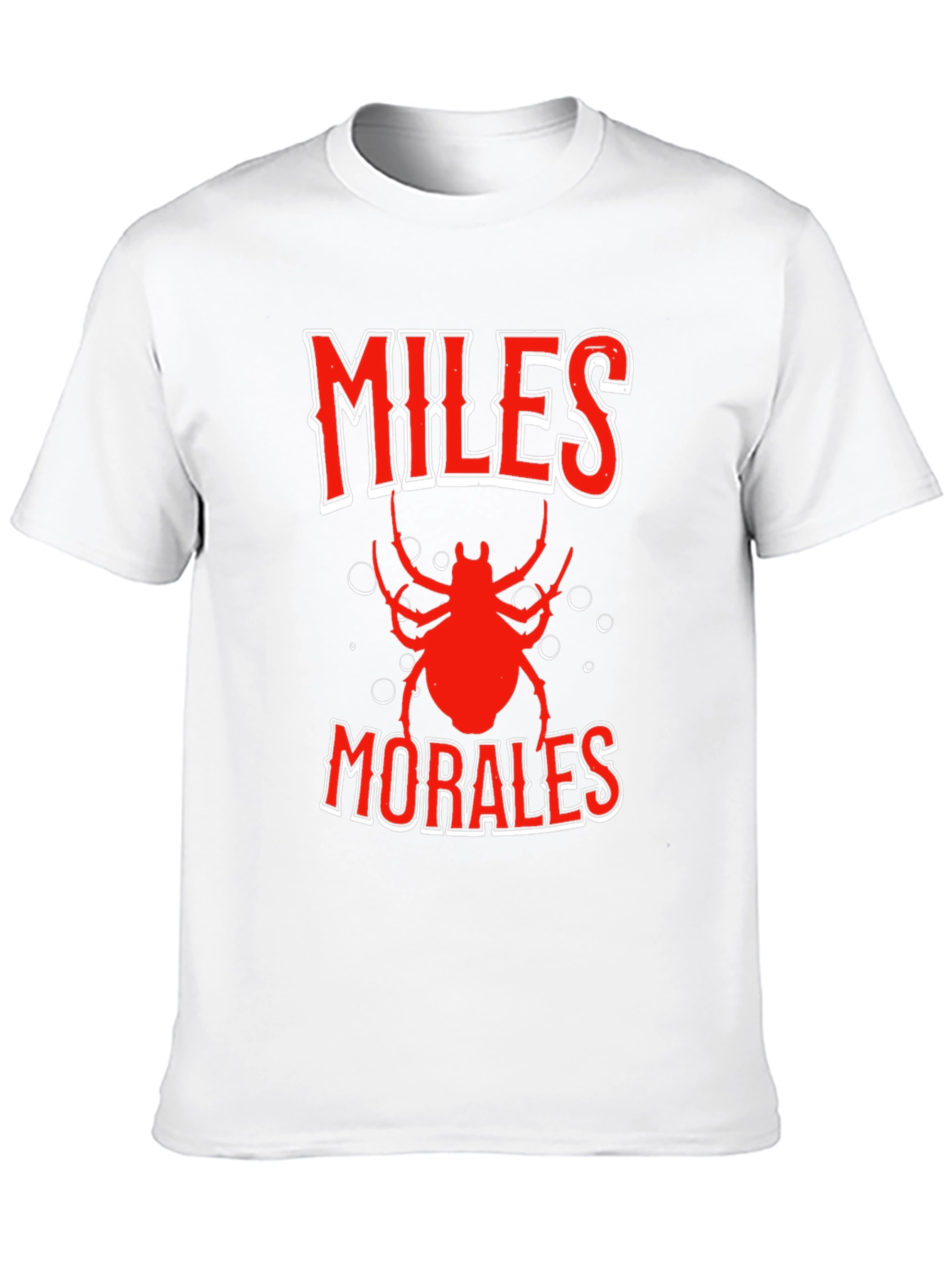 Miles Morales Spider-Man Inspired Black T-Shirt