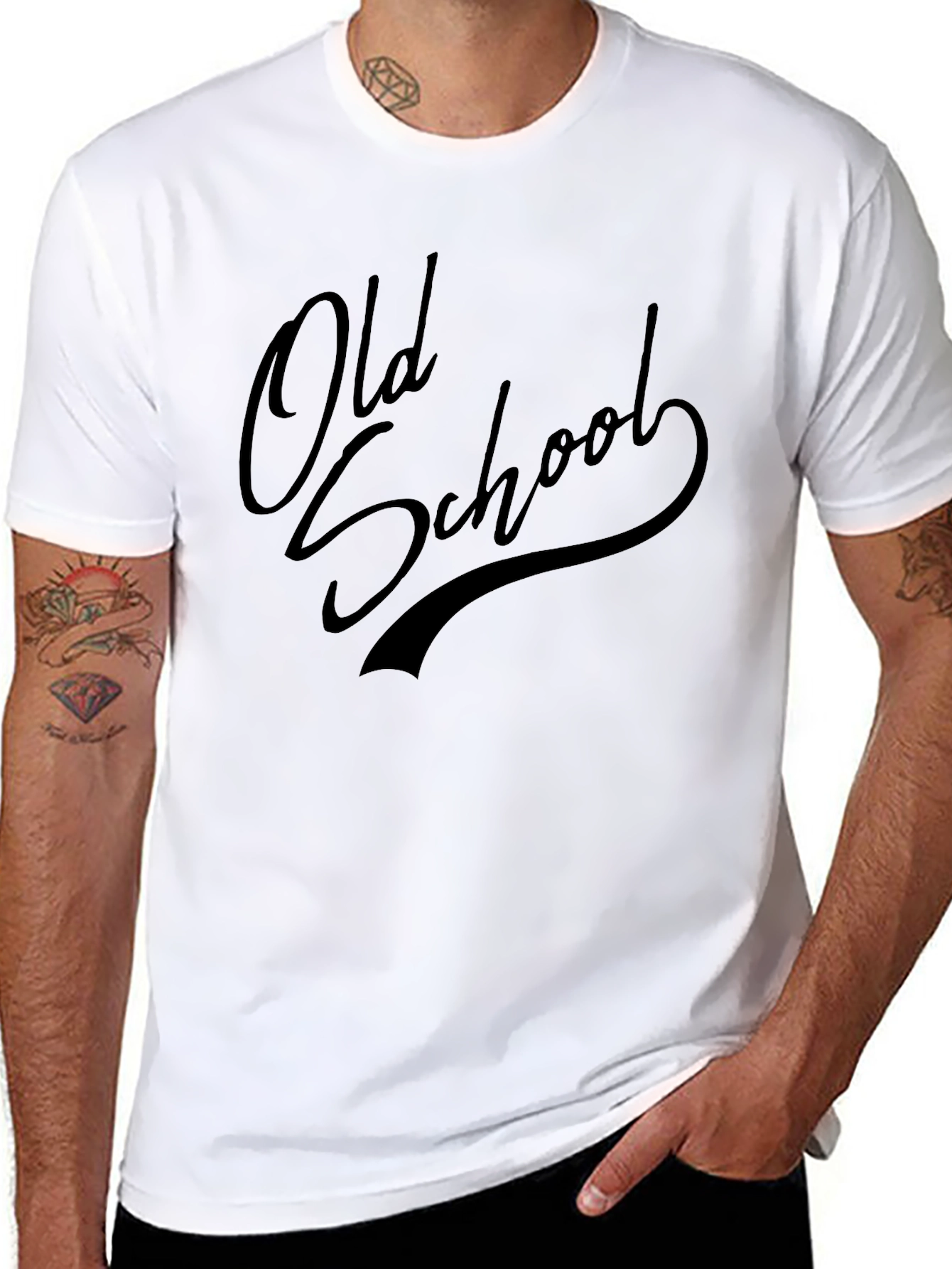 Old School Black T-Shirt