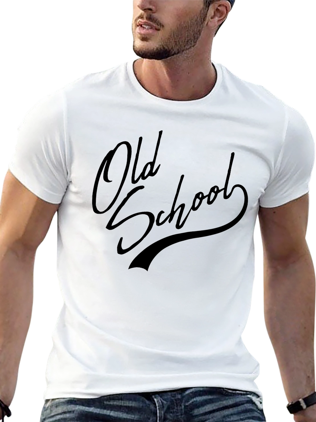Old School Black T-Shirt