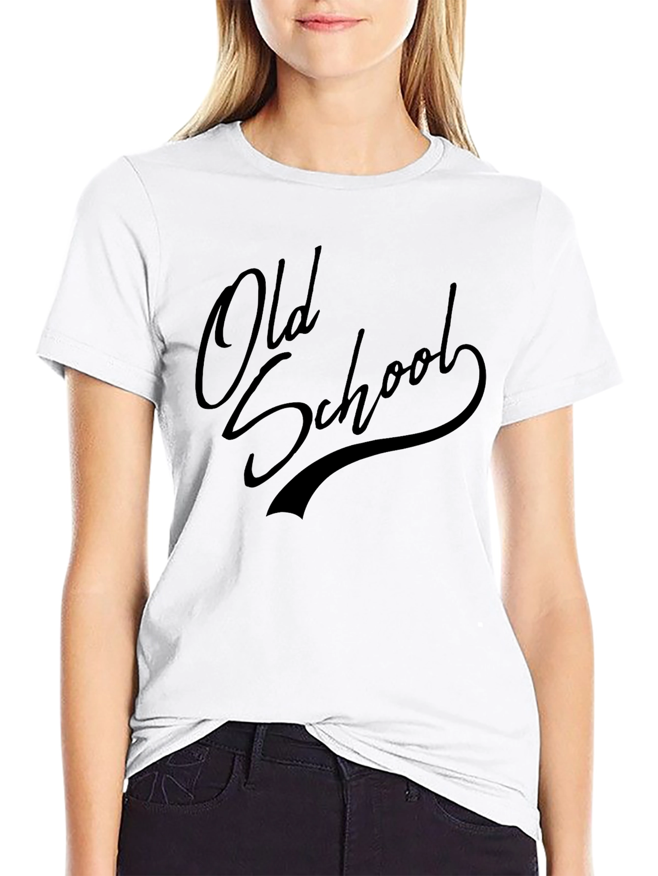 Old School Black T-Shirt