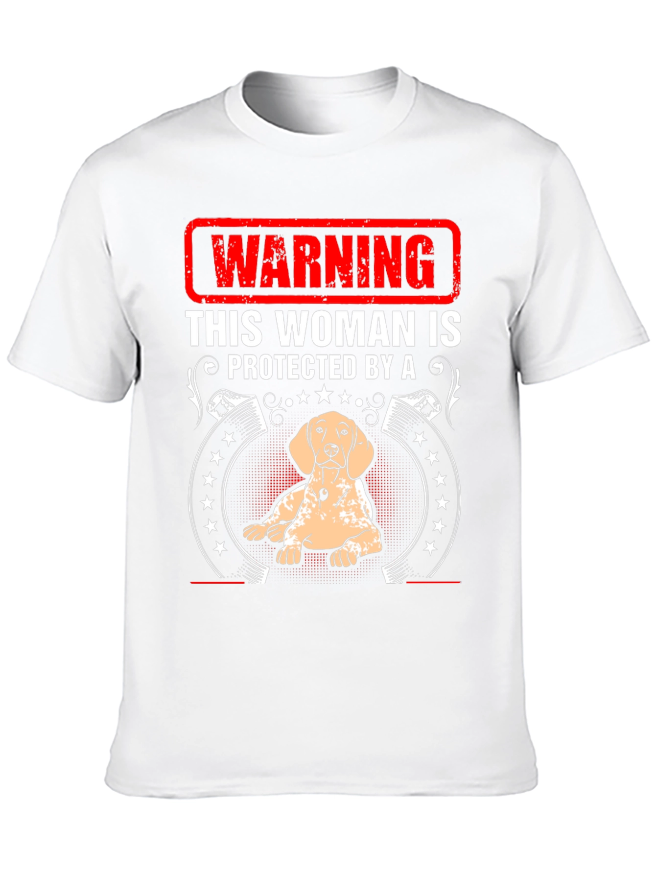 Warning This Woman is Protected by a Dog T-Shirt