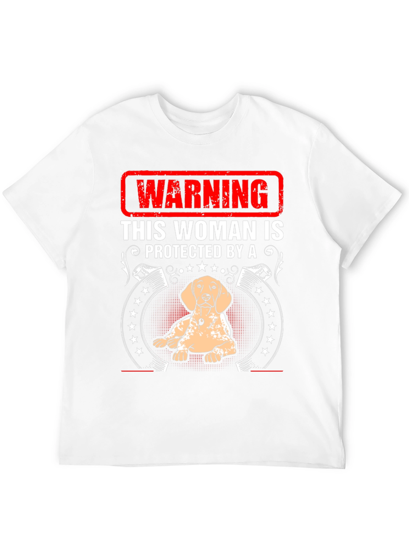Warning This Woman is Protected by a Dog T-Shirt