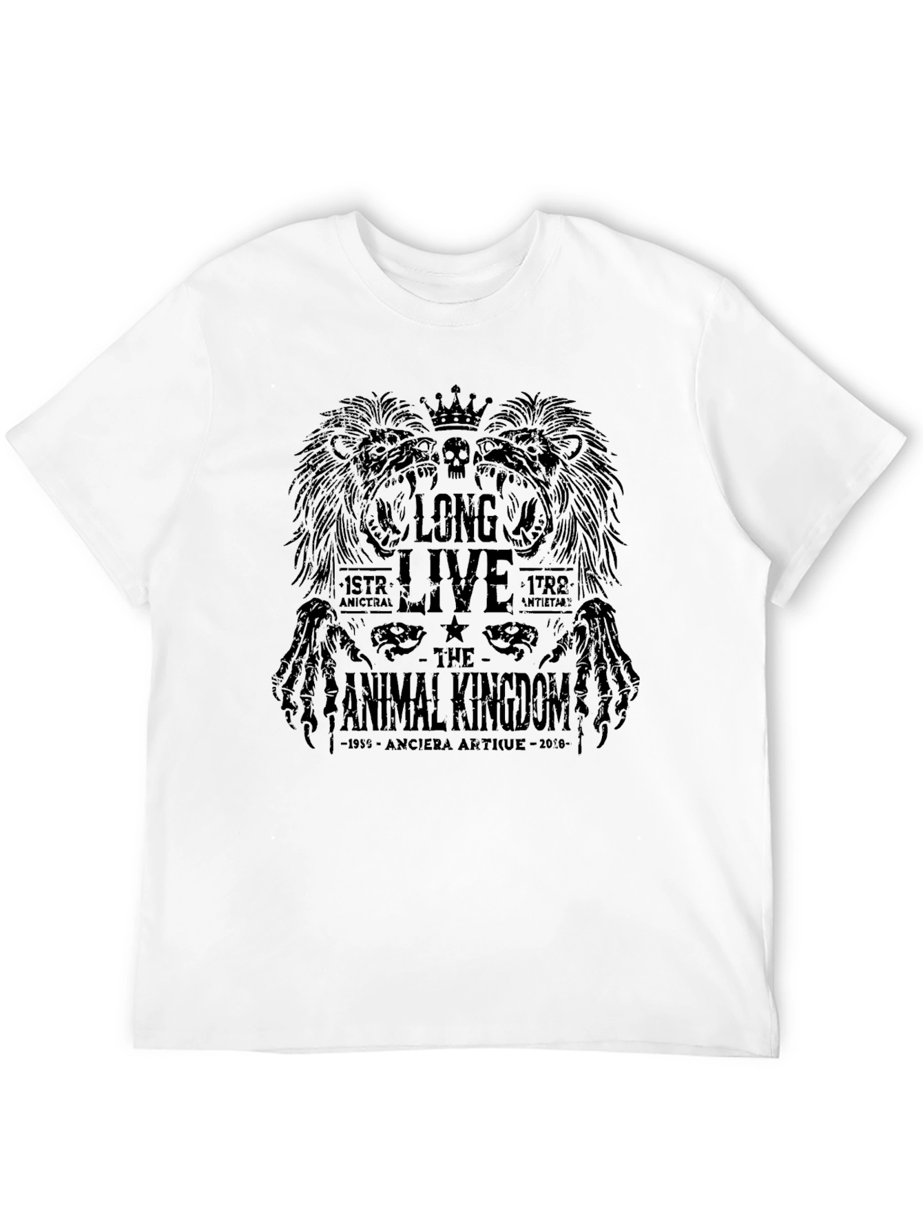 Long Live the Animal Kingdom Black T-Shirt