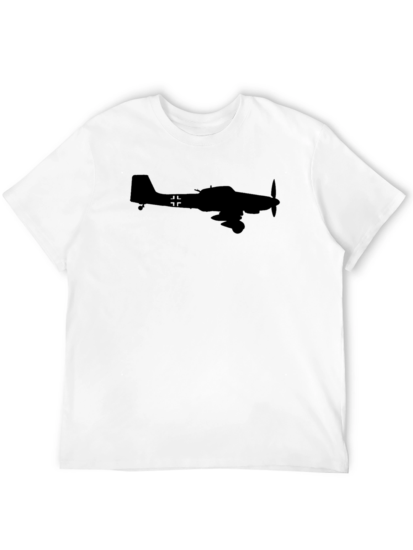 Black Stuka Plane Silhouette T-Shirt