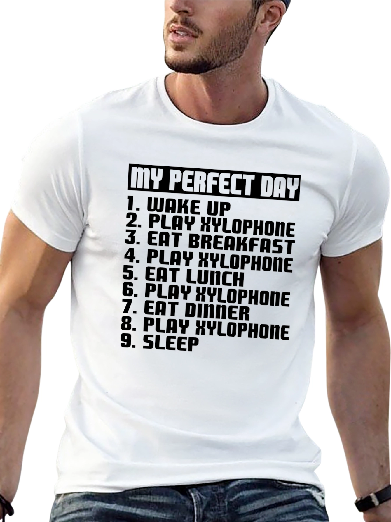 My Perfect Day Xylophone T-Shirt - Musician Gift