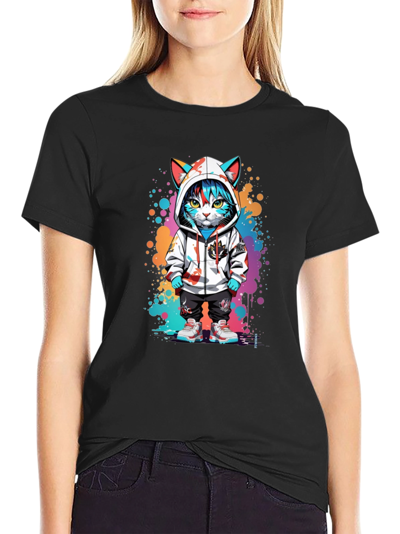 Urban Cat Art T-Shirt