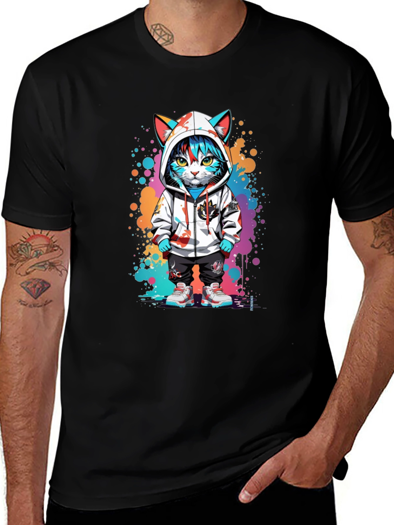 Urban Cat Art T-Shirt