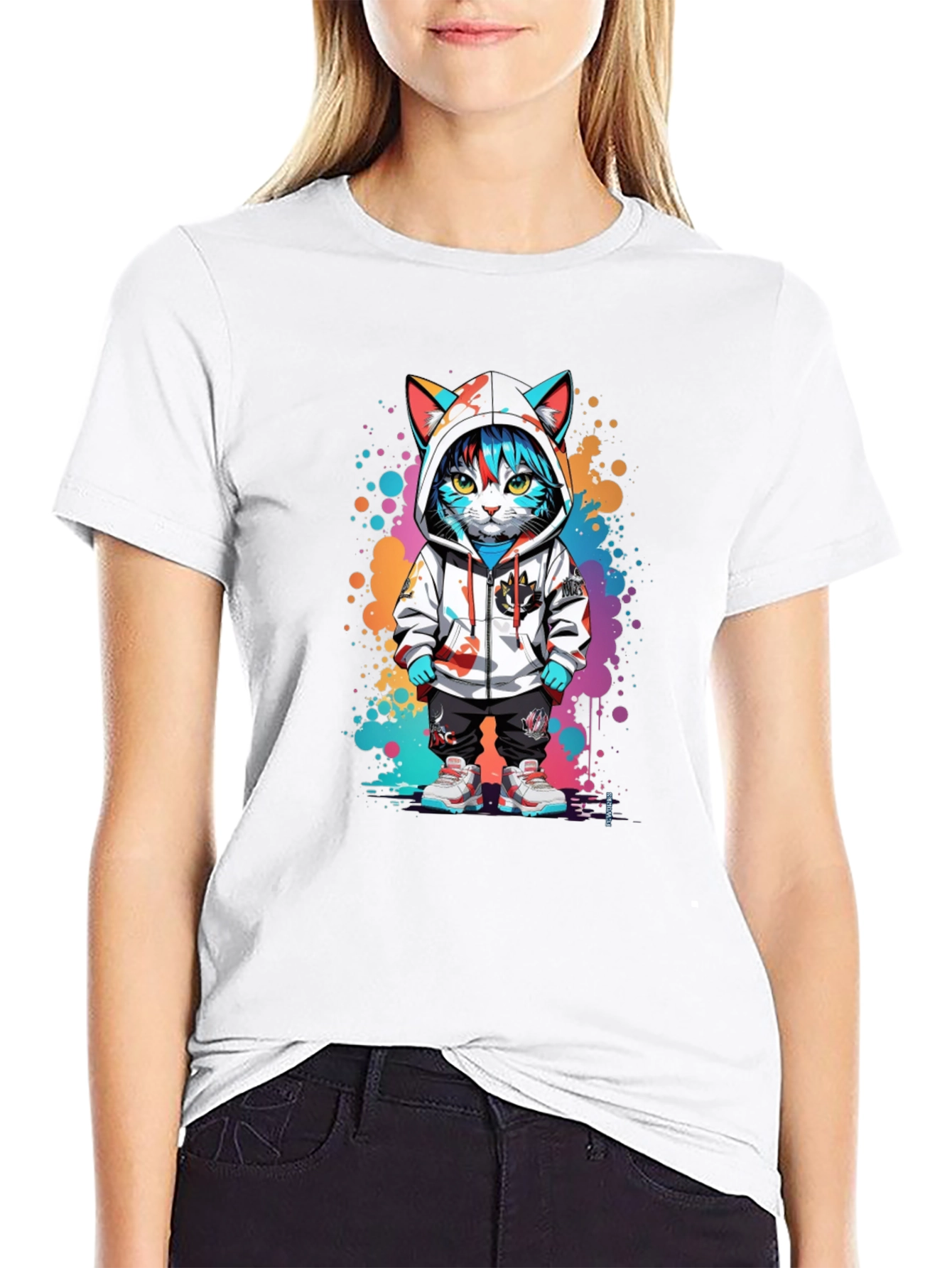 Urban Cat Art T-Shirt
