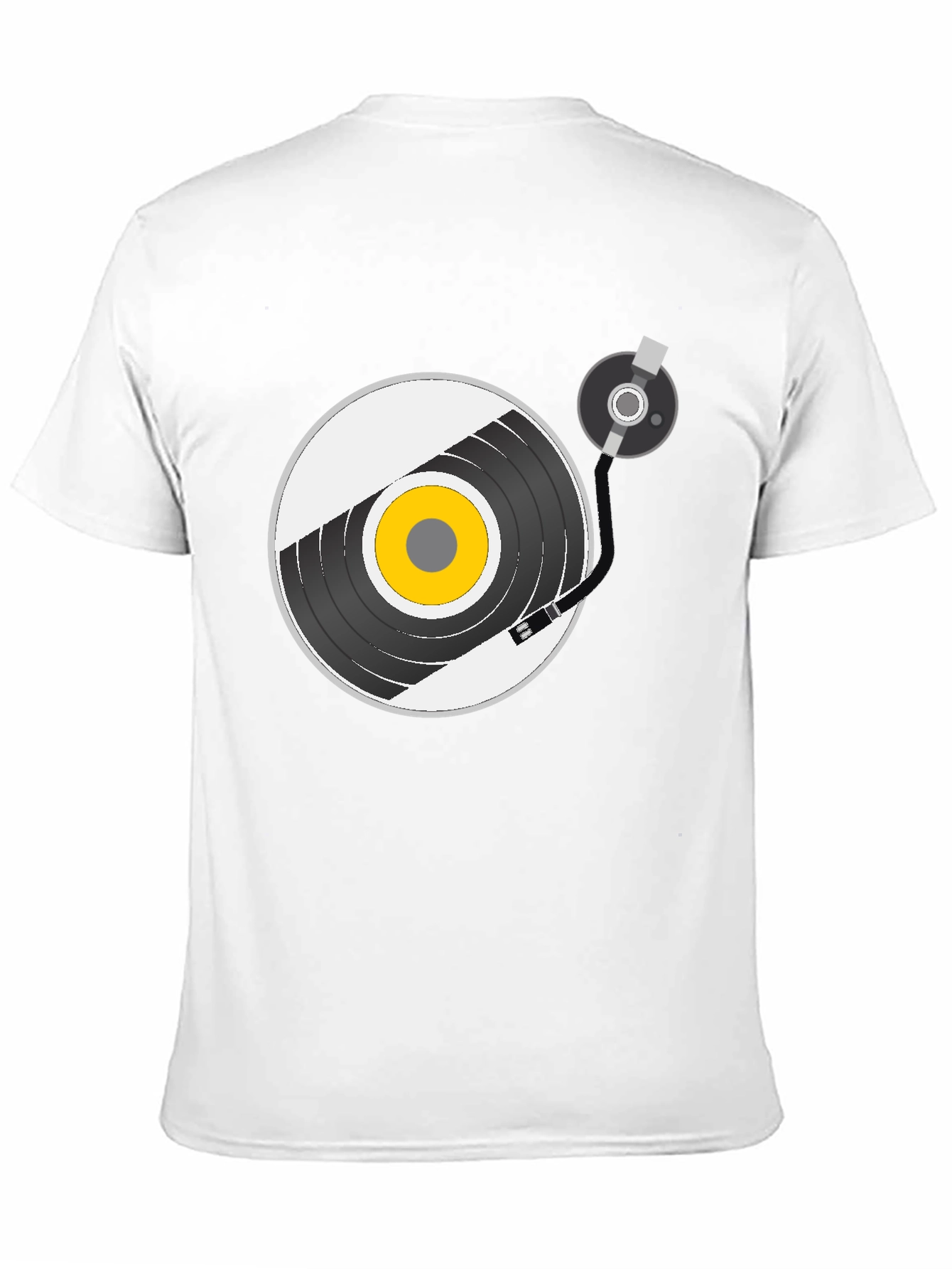 Retro Vinyl Record Player Graphic T-Shirt