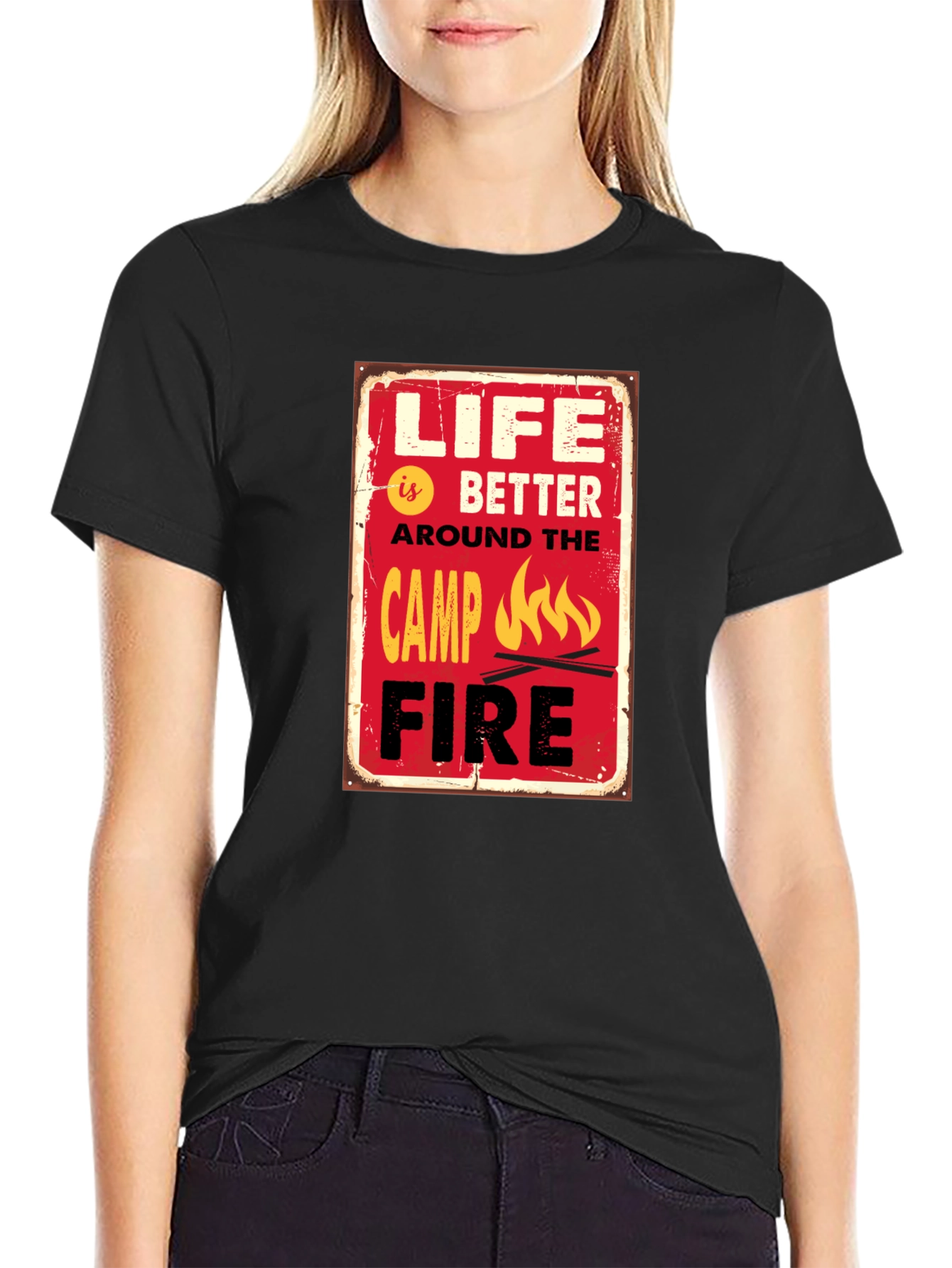 Life is Better Around Campfire T-Shirt