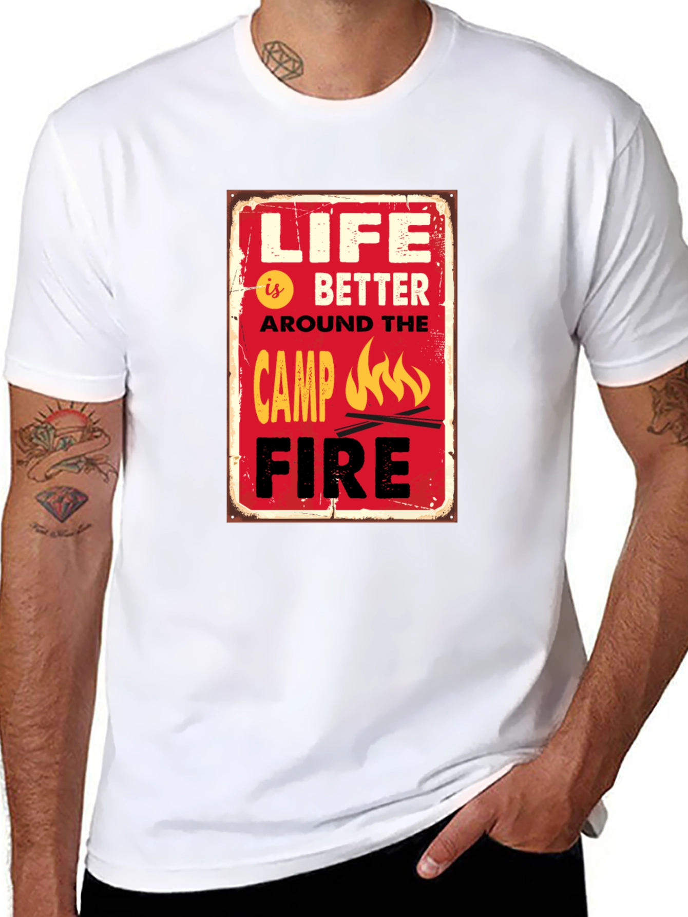 Life is Better Around Campfire T-Shirt