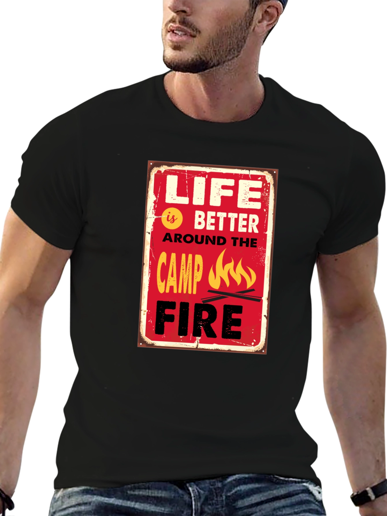 Life is Better Around Campfire T-Shirt