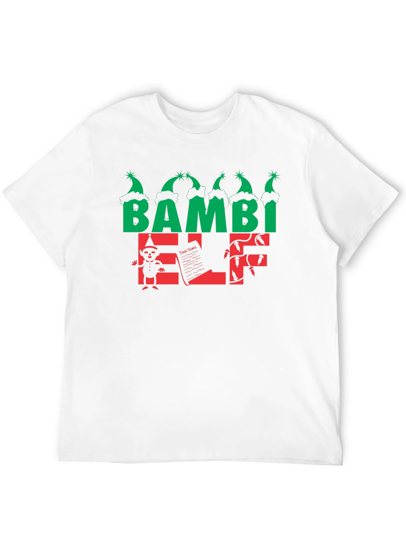 Bambi Elf Christmas T-Shirt - Holiday Gift