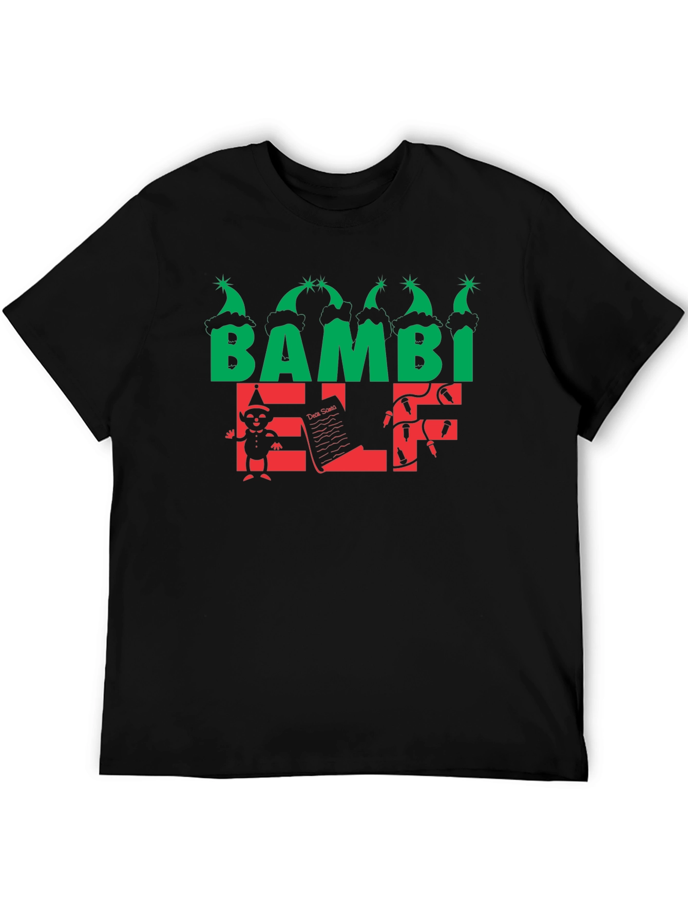 Bambi Elf Christmas T-Shirt - Holiday Gift