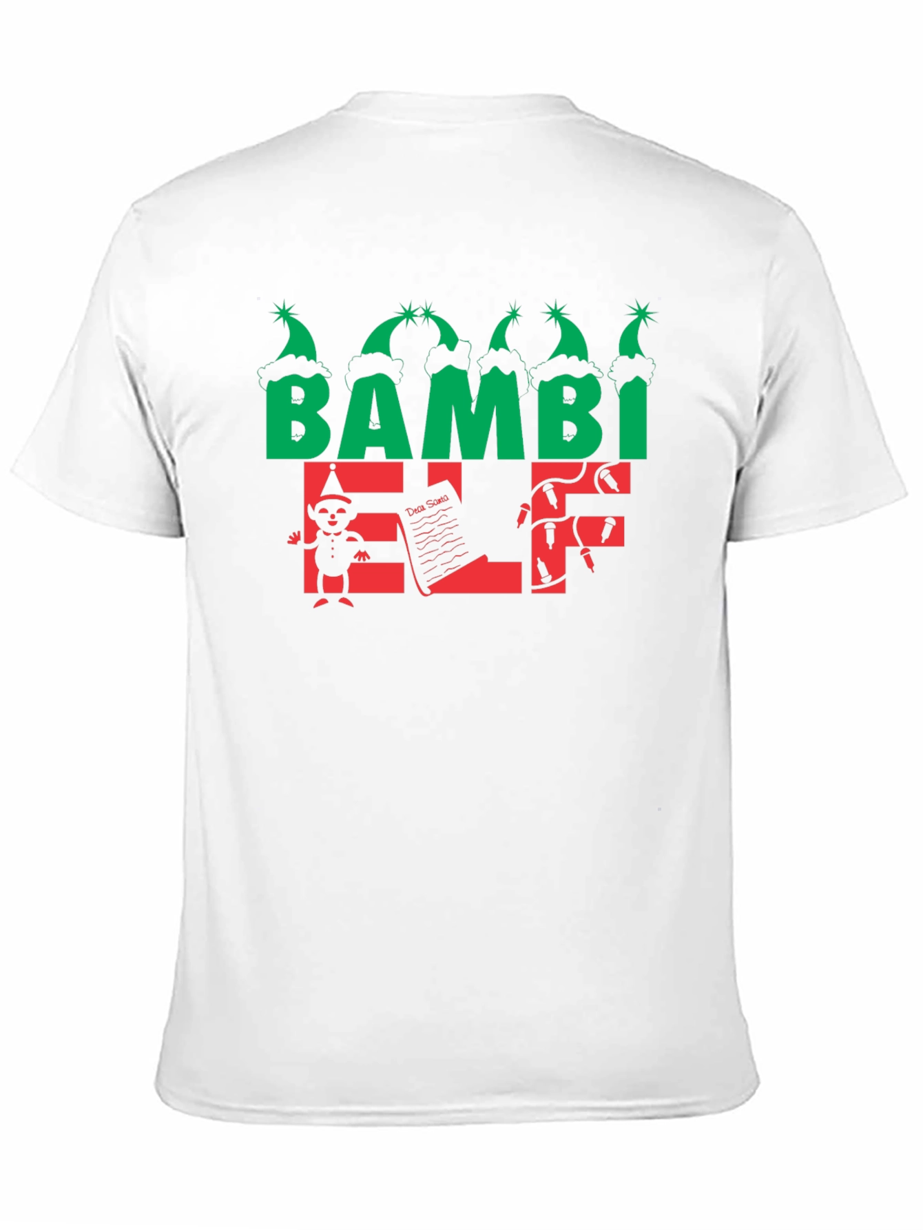 Bambi Elf Christmas T-Shirt - Holiday Gift