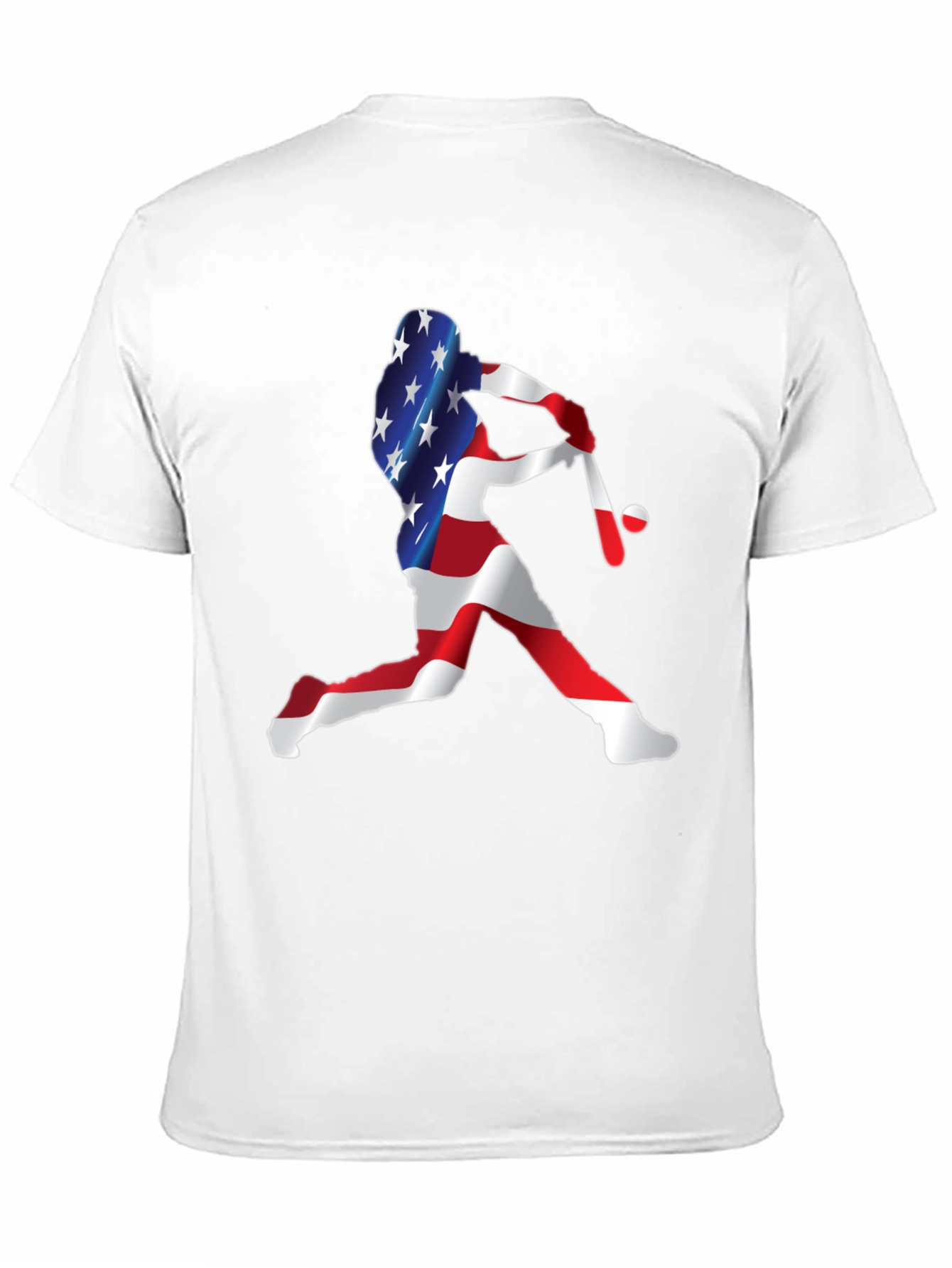 USA Baseball Player Graphic Tee