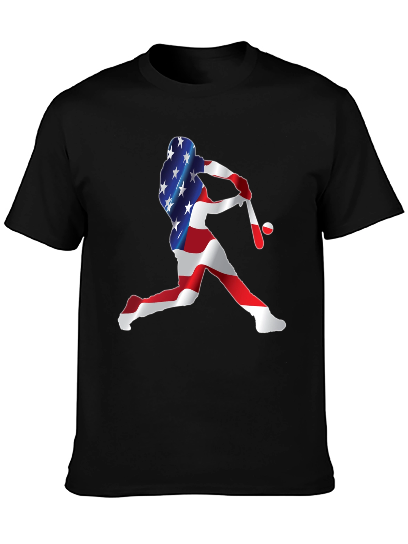 USA Baseball Player Graphic Tee