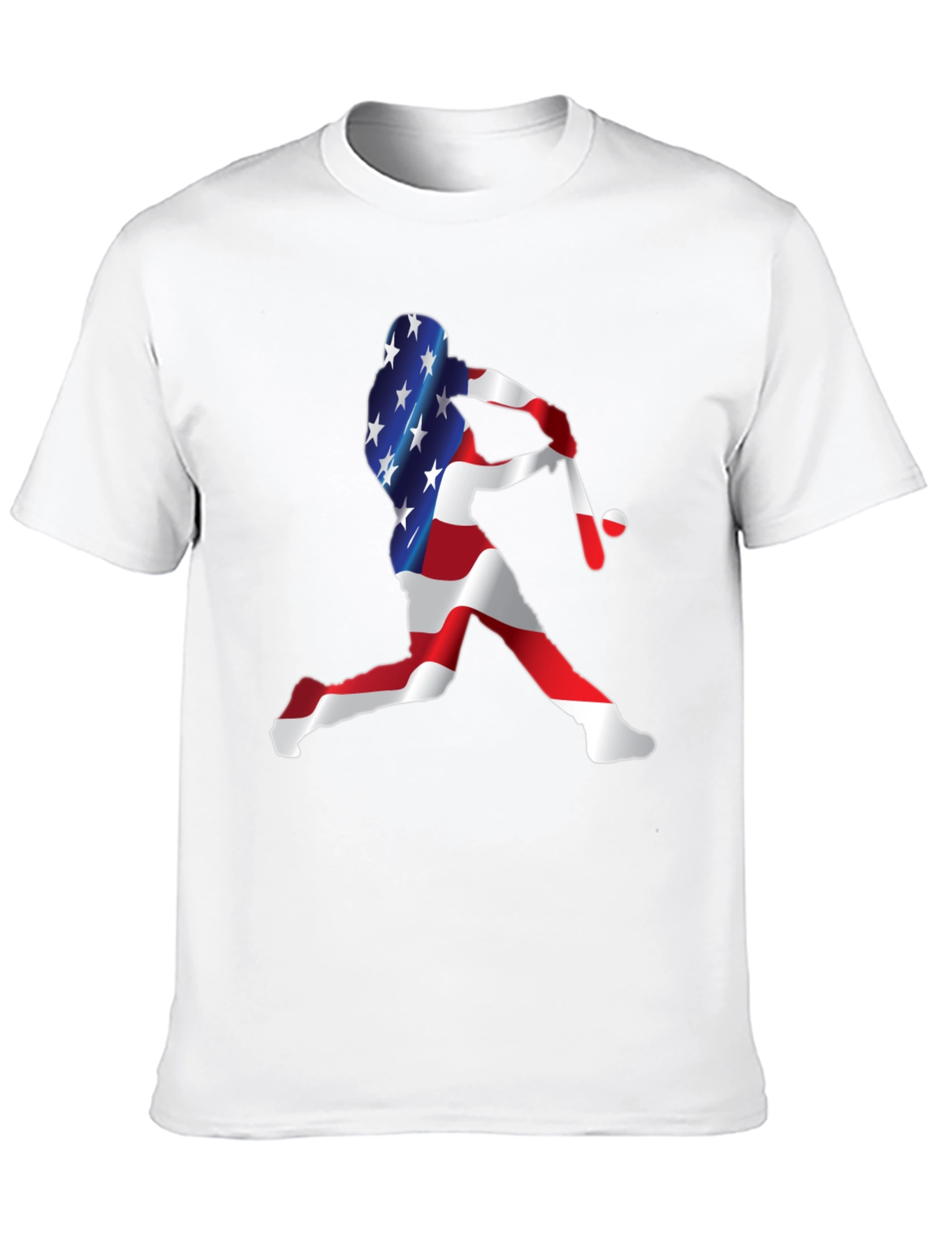 USA Baseball Player Graphic Tee