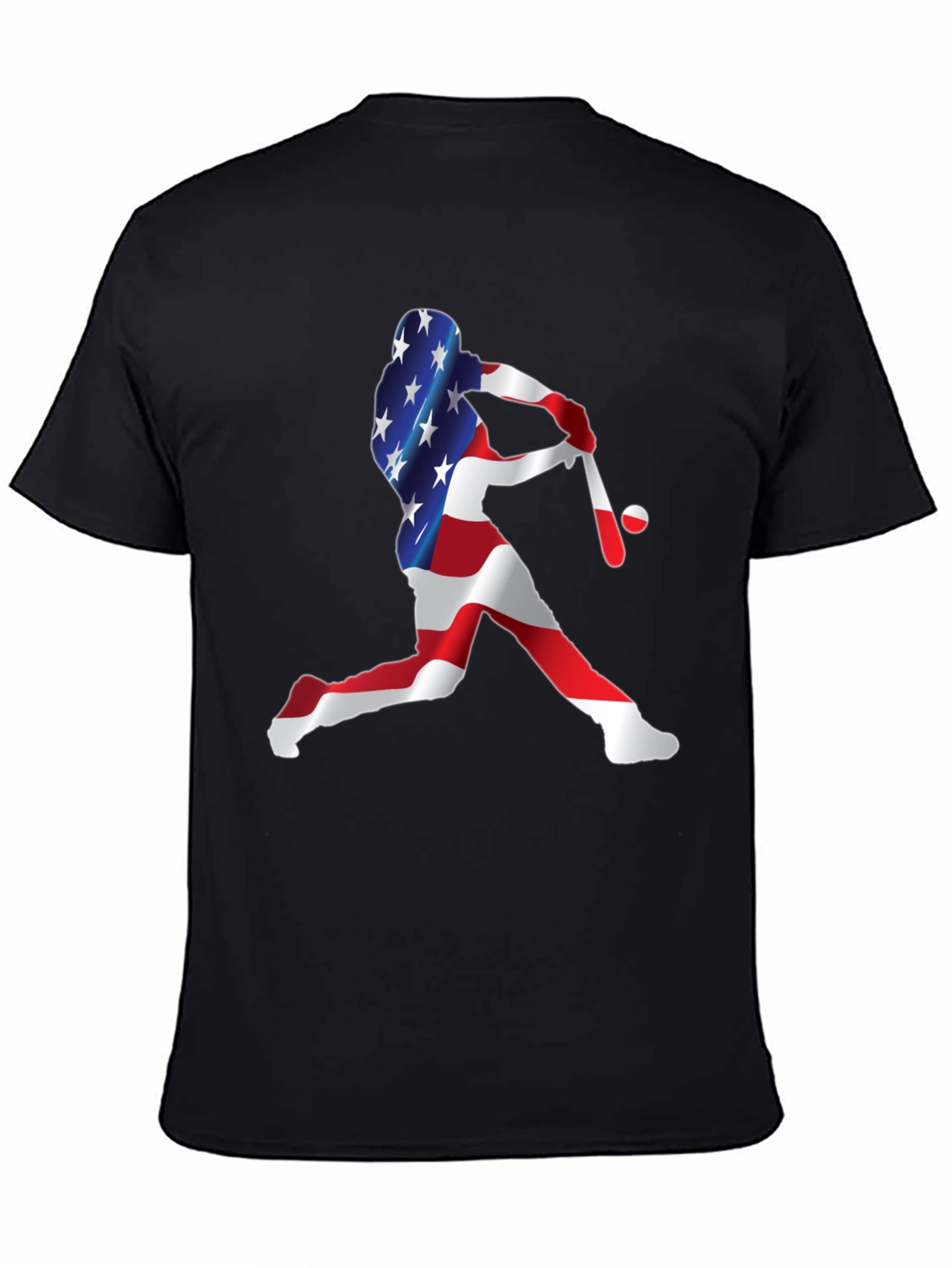 USA Baseball Player Graphic Tee