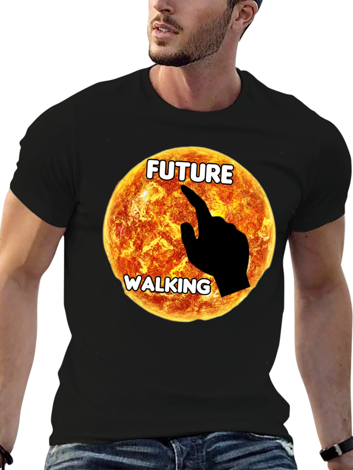 Future Walking Graphic T-Shirt