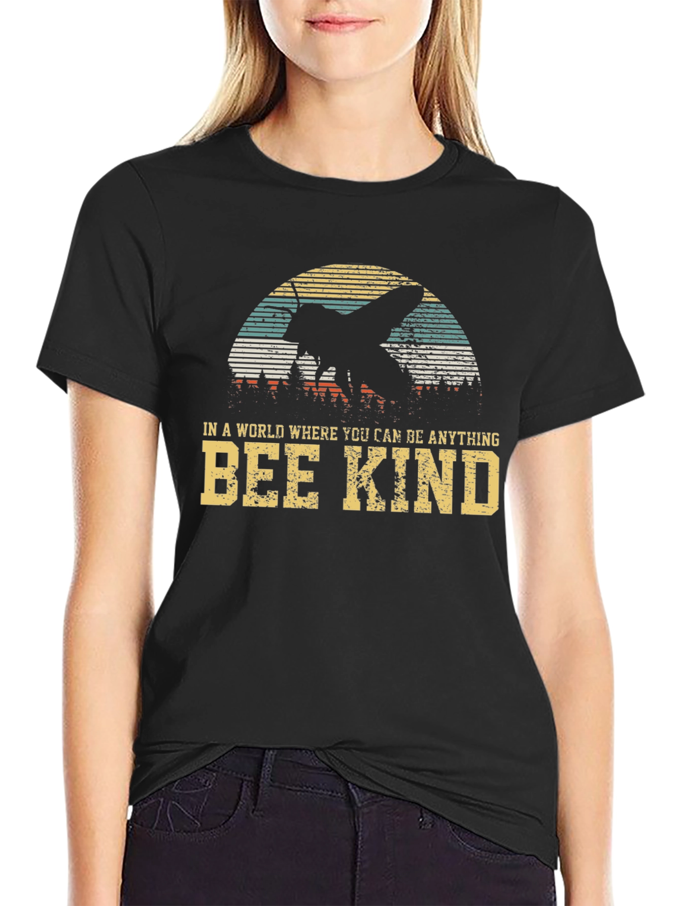 Bee Kind T-Shirt - Retro Style Graphic Tee