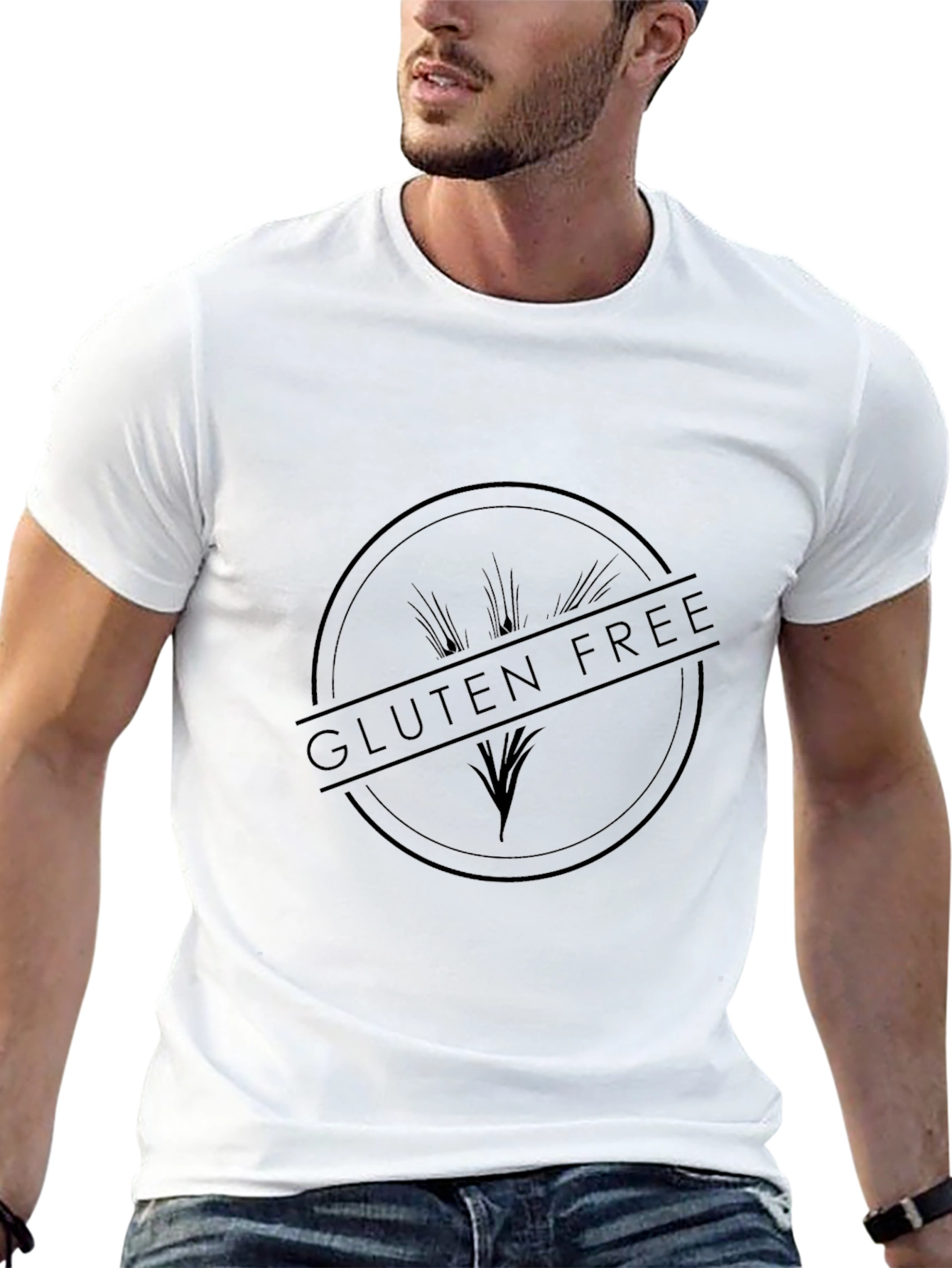 Gluten Free T-Shirt - Black Graphic Tee