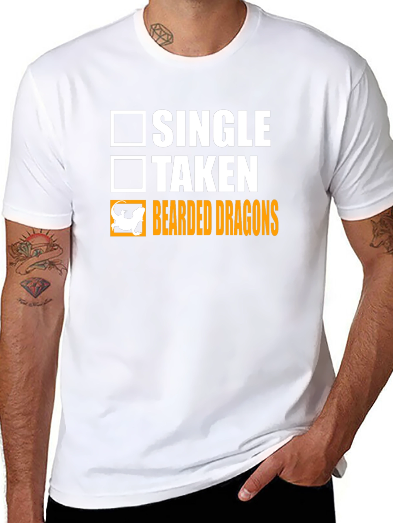 Bearded Dragons T-Shirt Single Taken Funny Tee