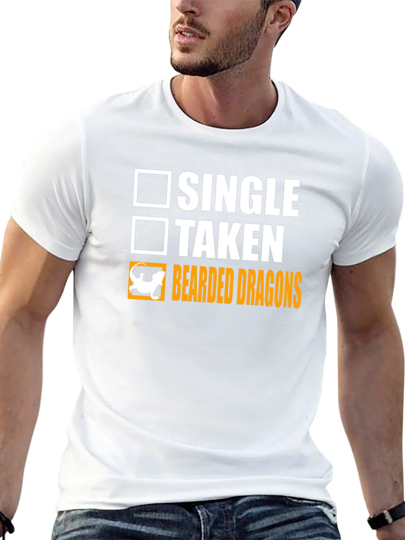 Bearded Dragons T-Shirt Single Taken Funny Tee