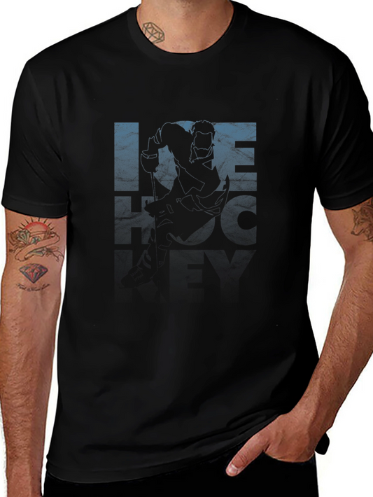 Black Graphic Print T-Shirt