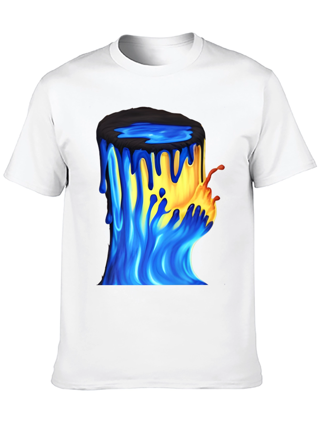 Paint Bucket Graphic Tee - Mens Black T-Shirt