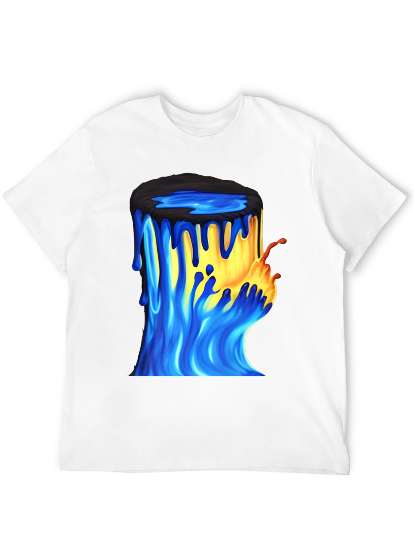 Paint Bucket Graphic Tee - Mens Black T-Shirt