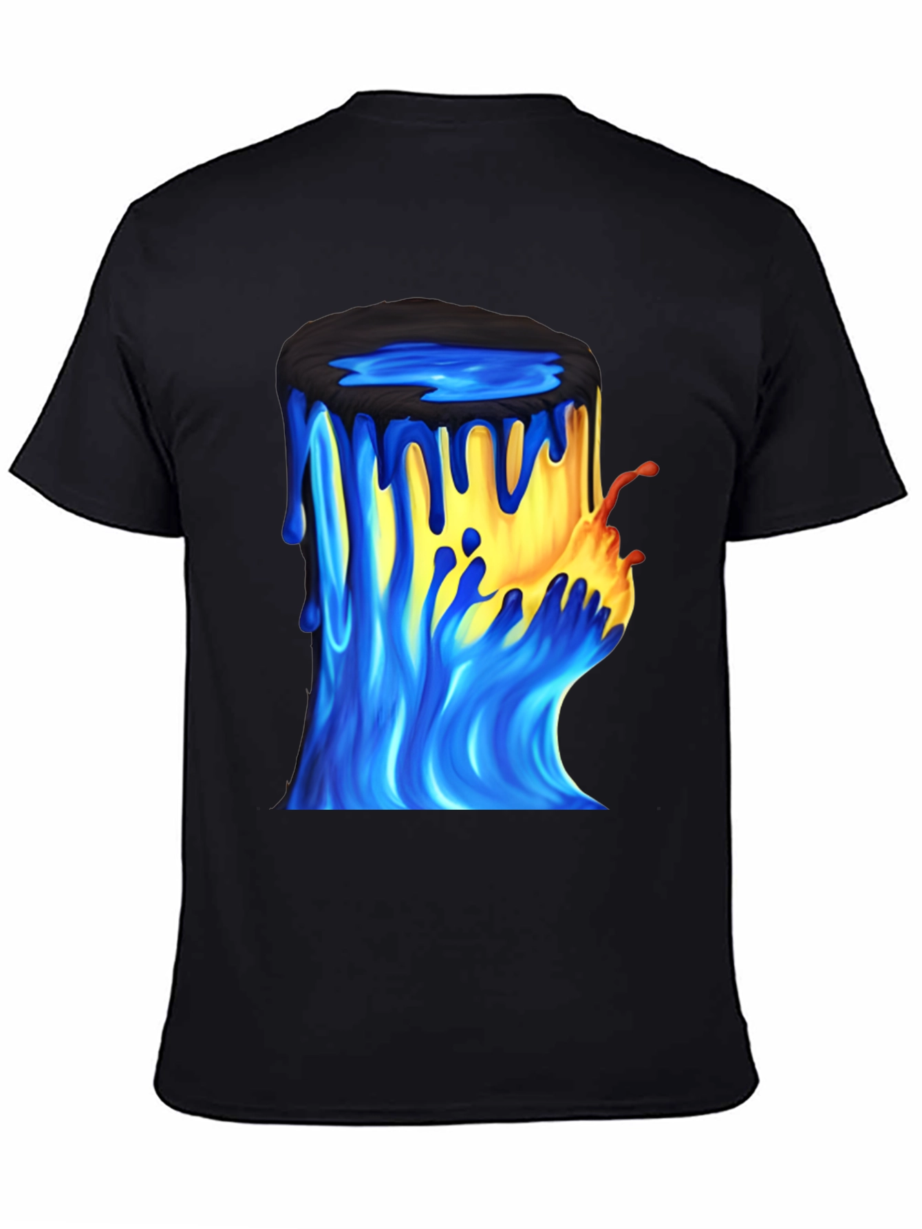 Paint Bucket Graphic Tee - Mens Black T-Shirt