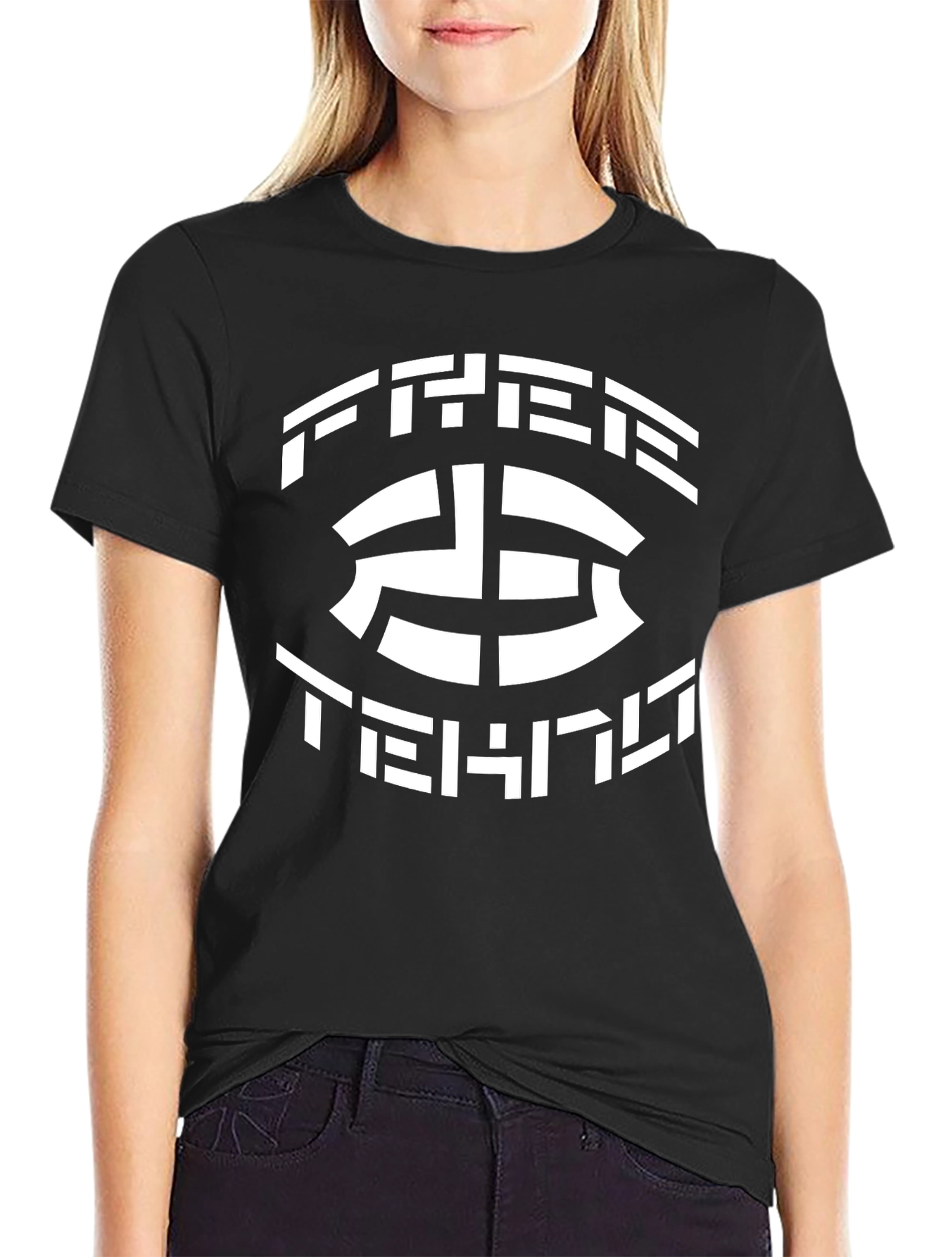 Free Techno Black Graphic Tee