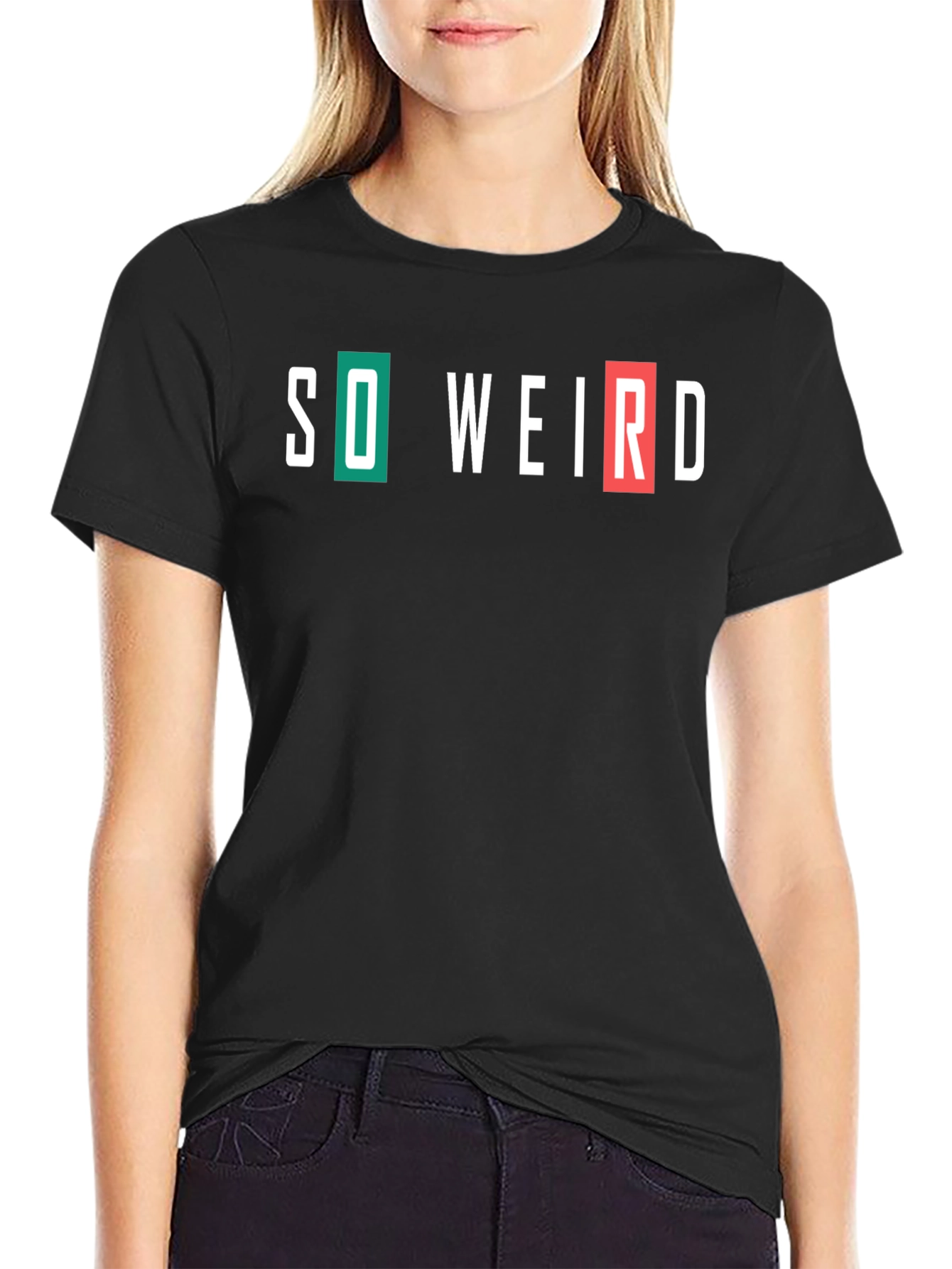 So Weird Graphic Tee - Mens Crew Neck T-Shirt