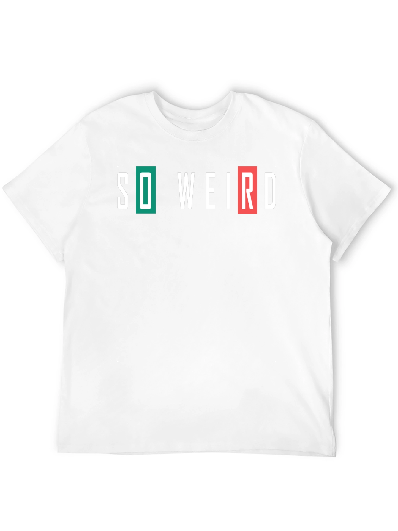 So Weird Graphic Tee - Mens Crew Neck T-Shirt