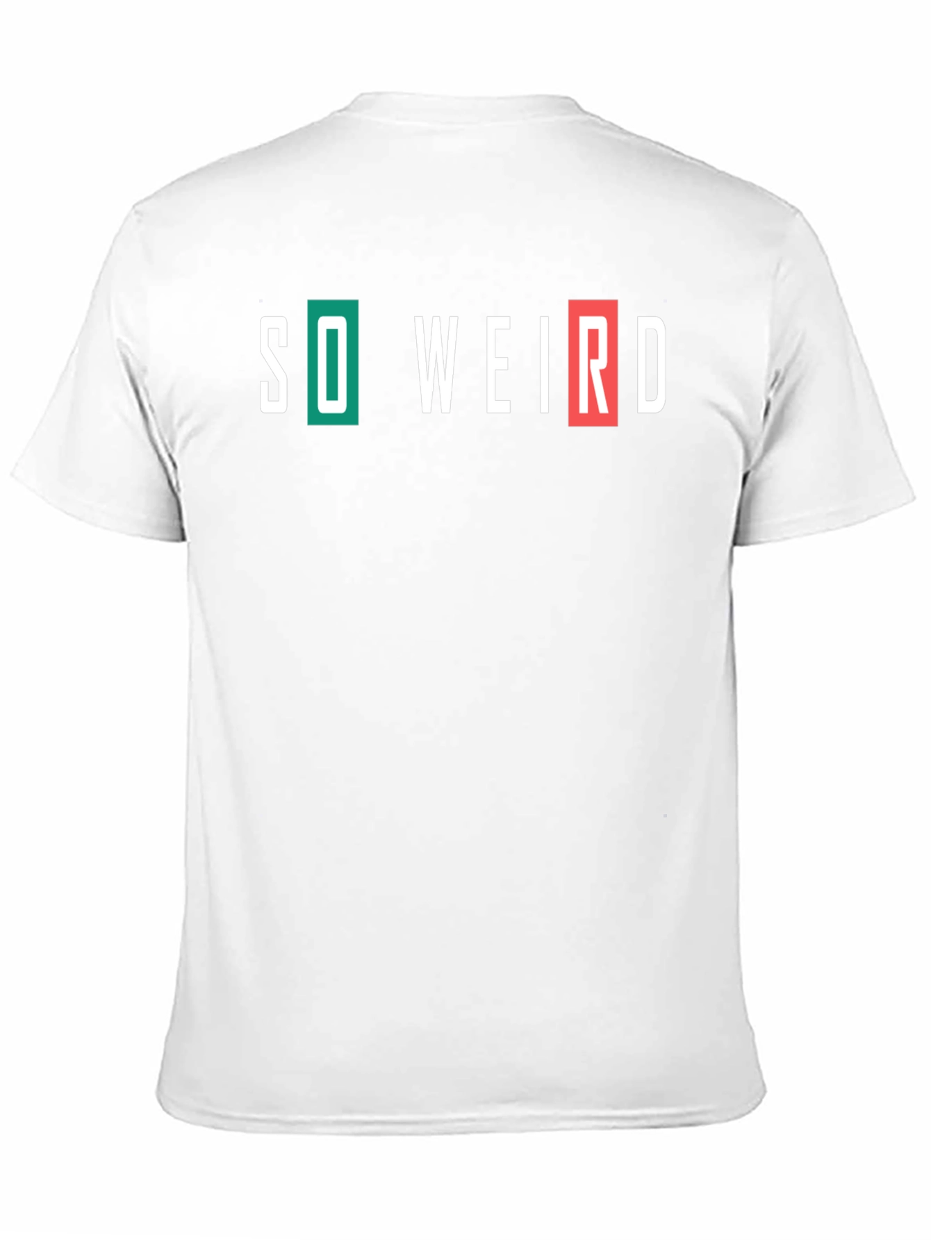 So Weird Graphic Tee - Mens Crew Neck T-Shirt