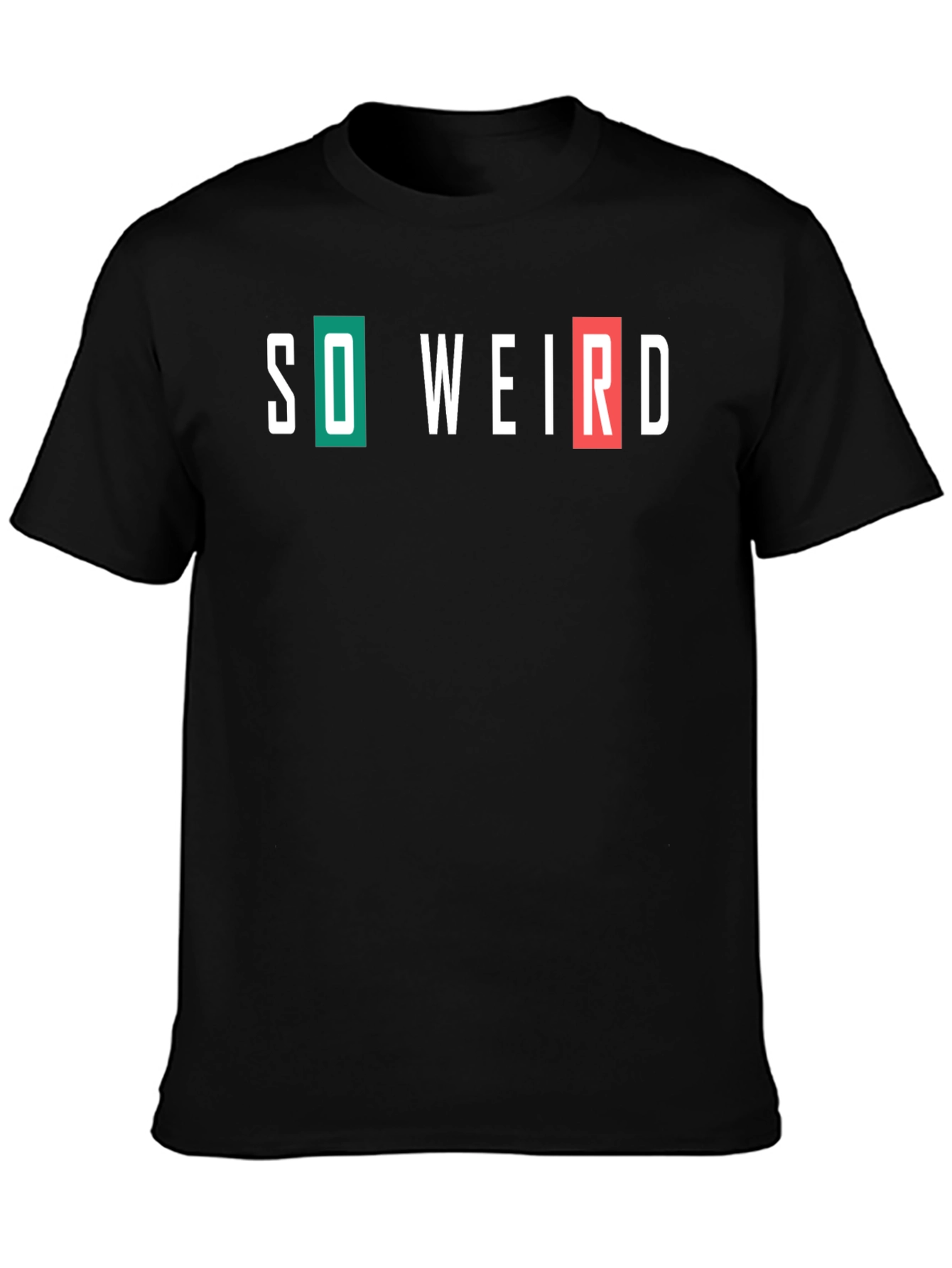 So Weird Graphic Tee - Mens Crew Neck T-Shirt