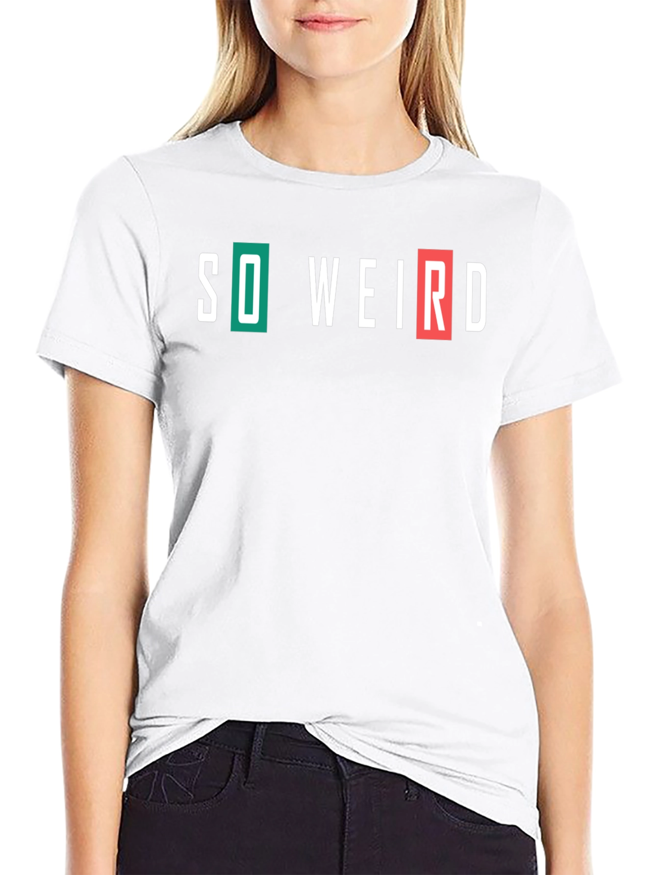 So Weird Graphic Tee - Mens Crew Neck T-Shirt