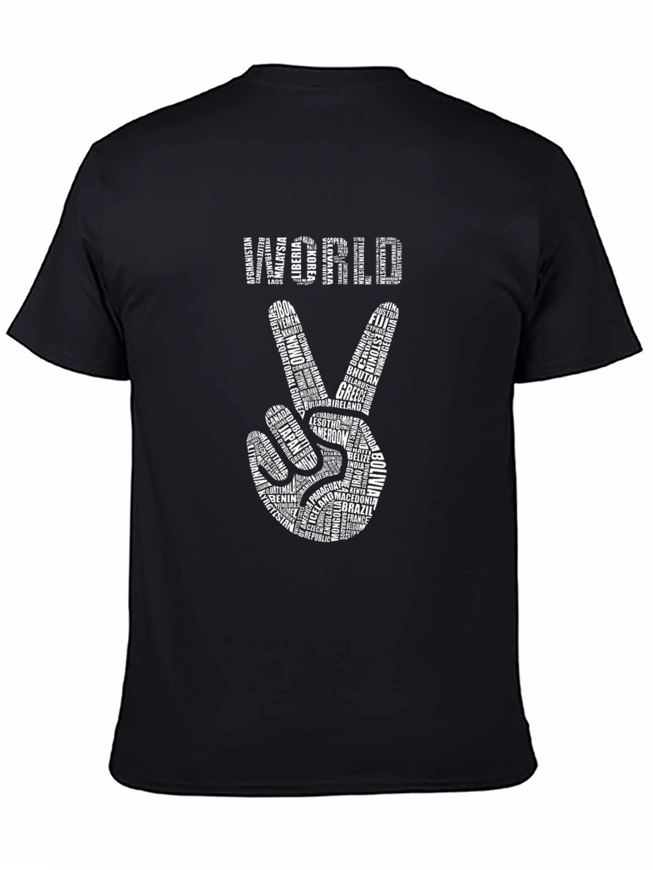 World Peace T-Shirt - Country Names Design
