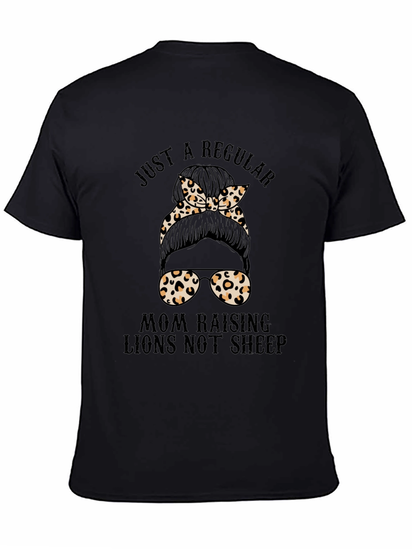 Leopard Print Mom Life T-Shirt