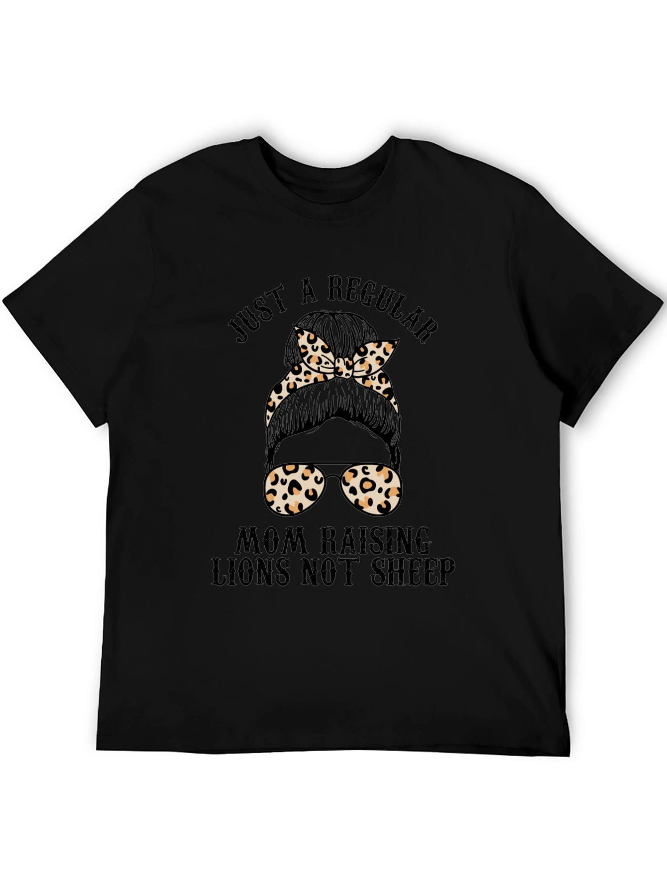 Leopard Print Mom Life T-Shirt