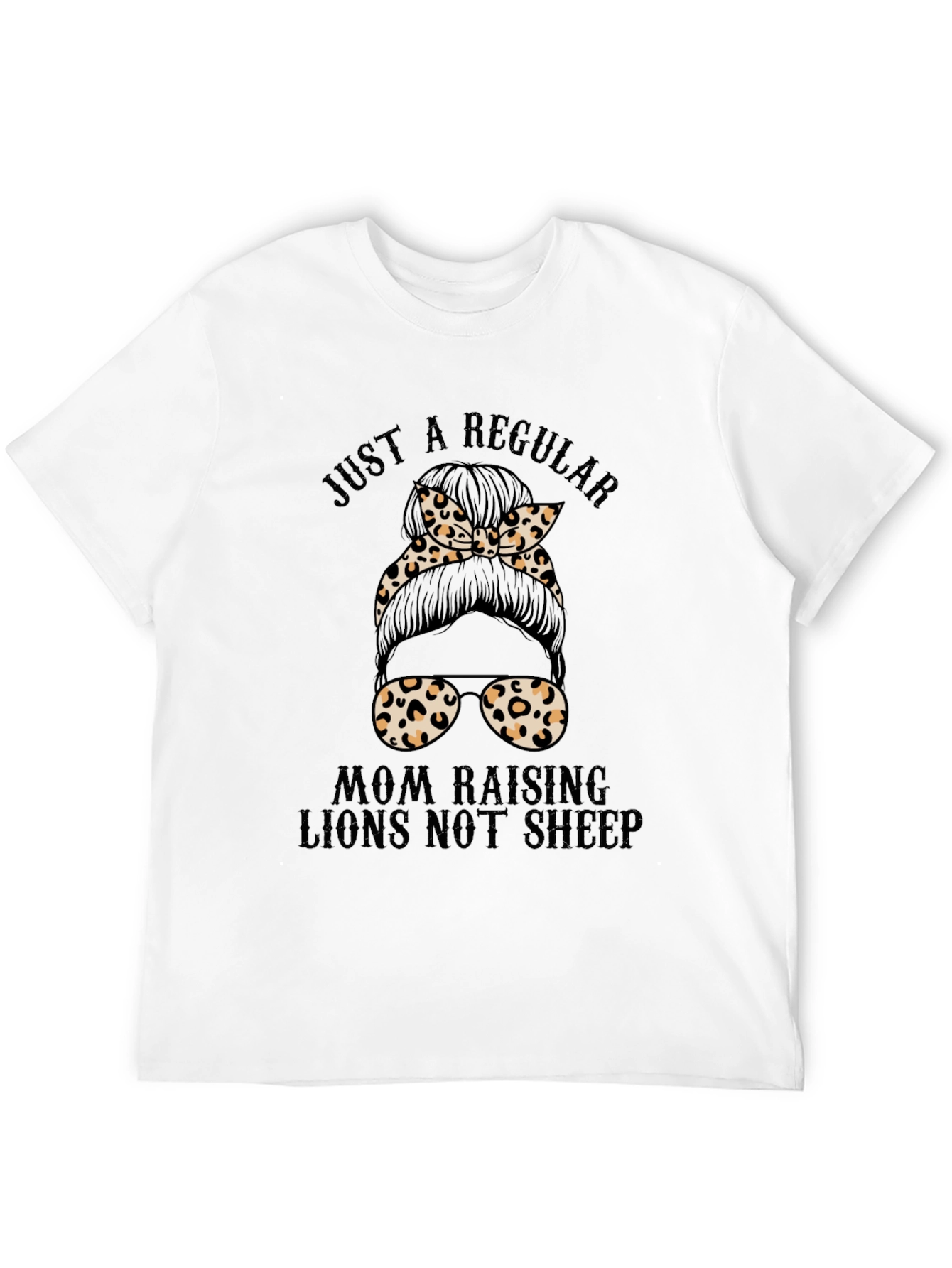 Leopard Print Mom Life T-Shirt