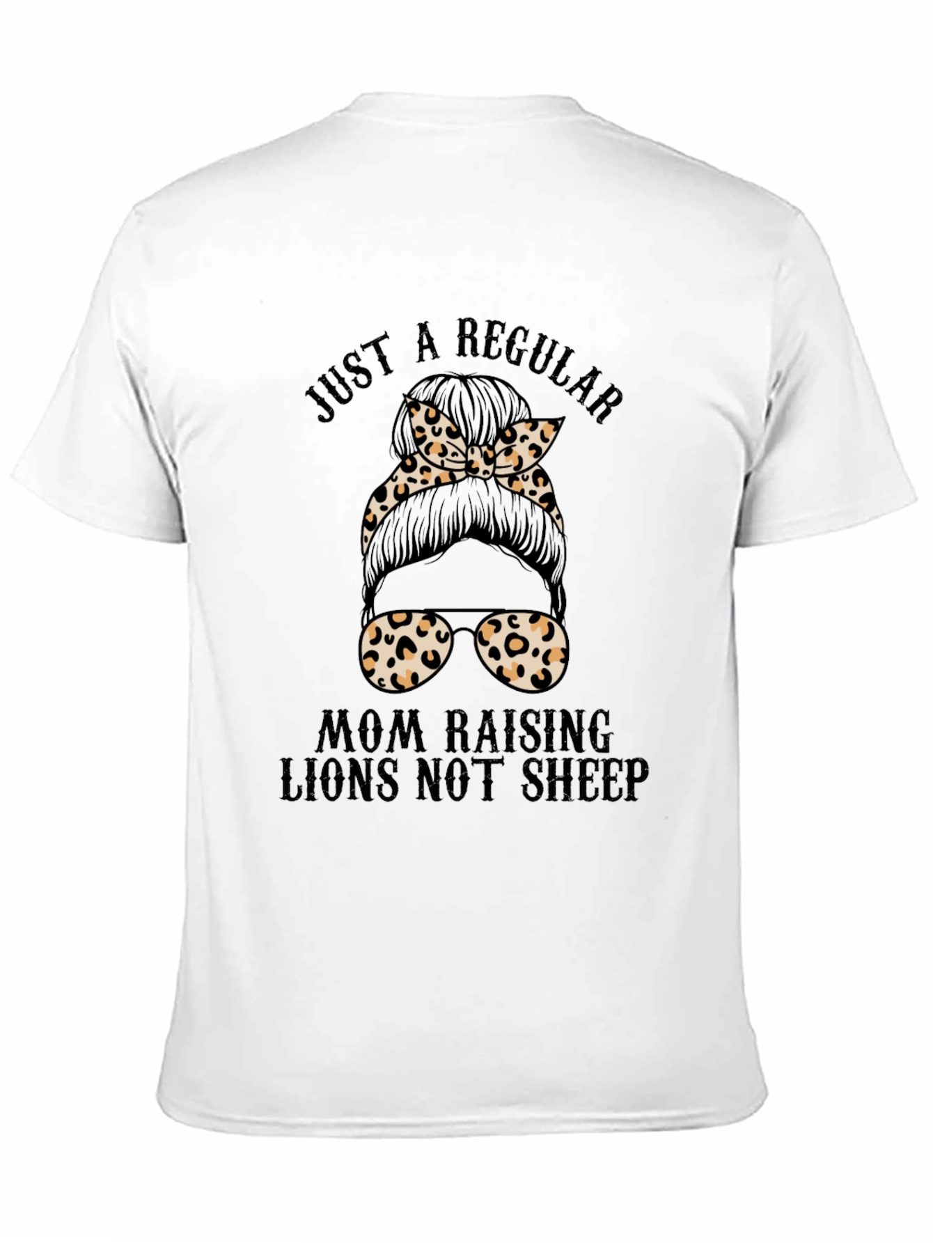 Leopard Print Mom Life T-Shirt