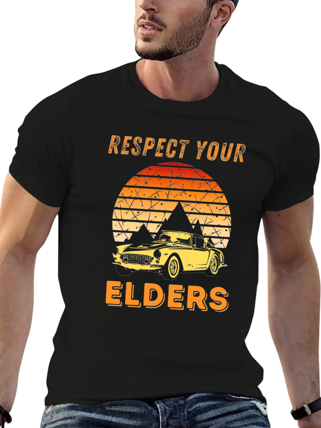 Respect Your Elders Car T-Shirt
