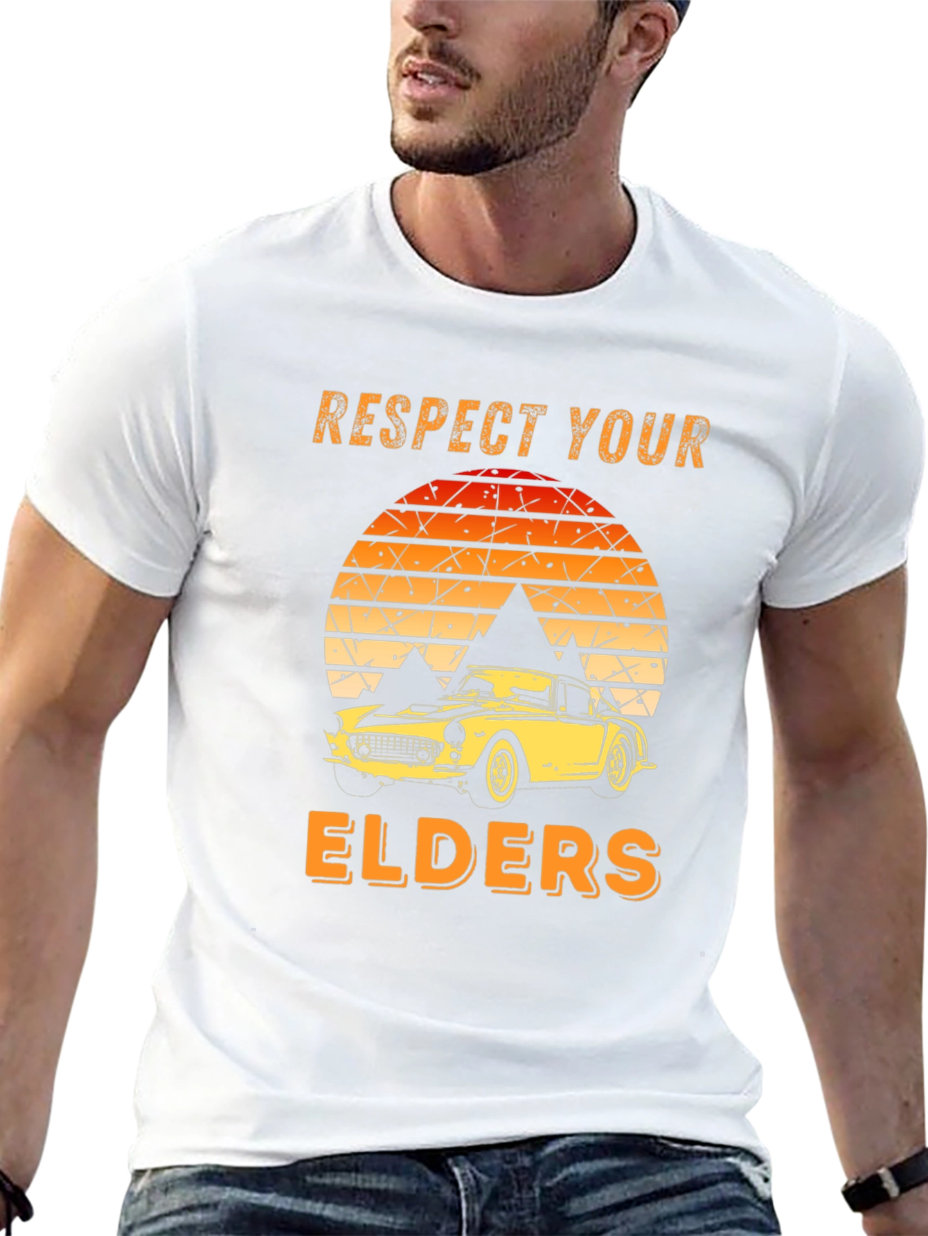 Respect Your Elders Car T-Shirt