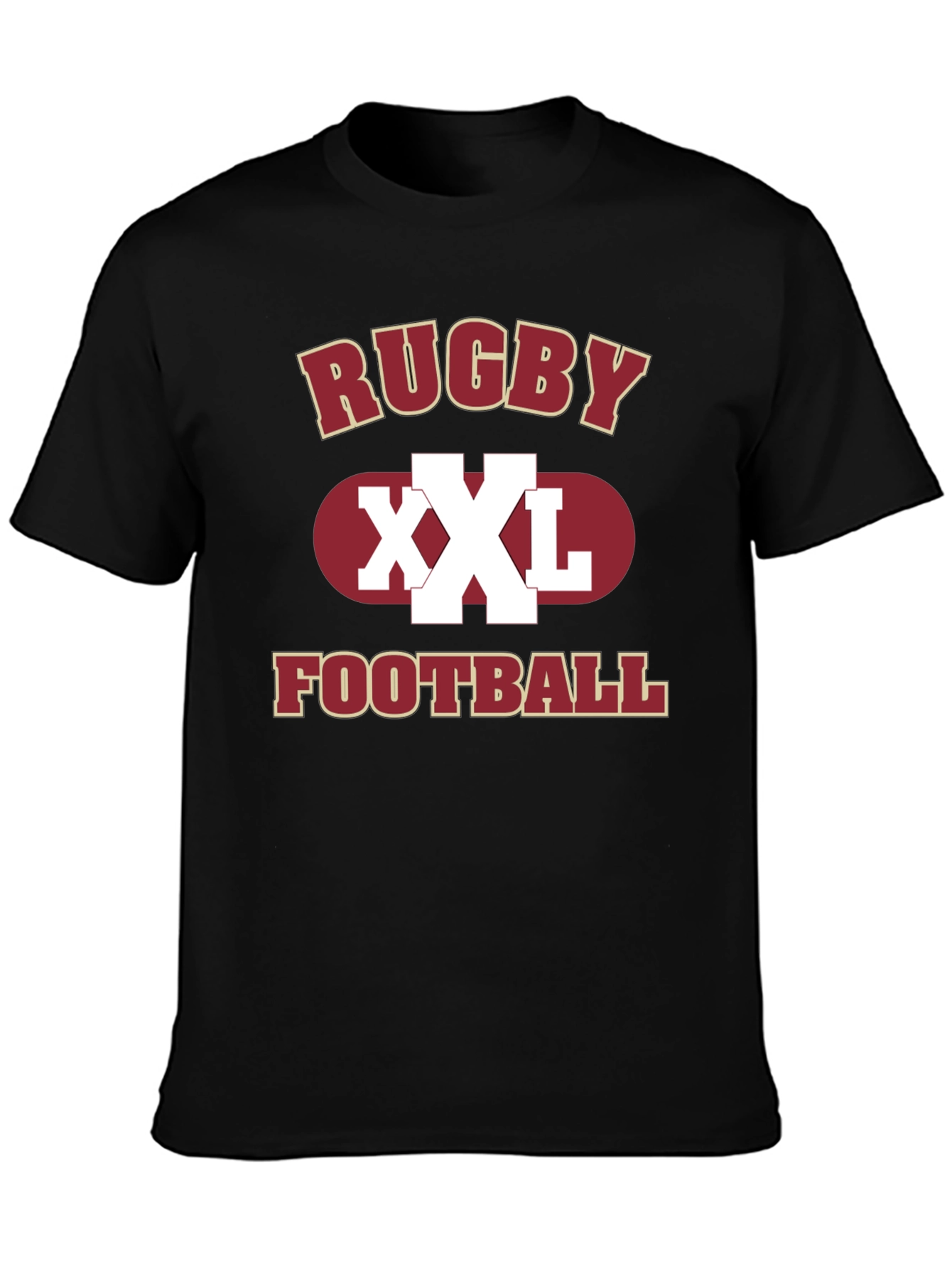Rugby Football XXL Graphic Print Mens T-Shirt